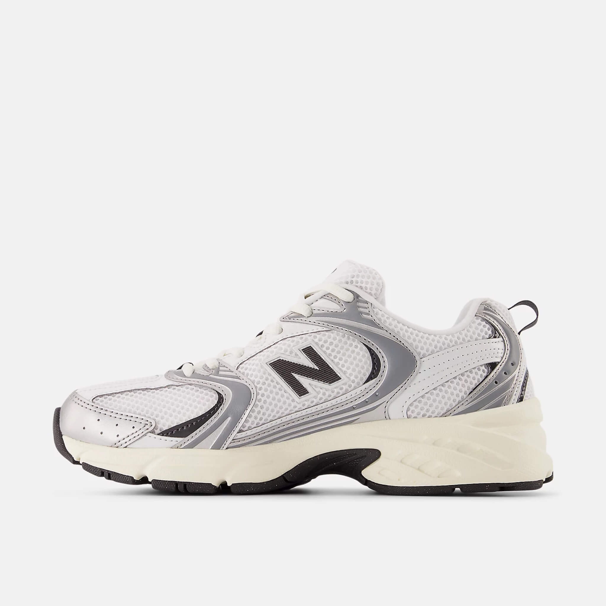 Unisex šedo-biele voľnočasové tenisky New Balance U530