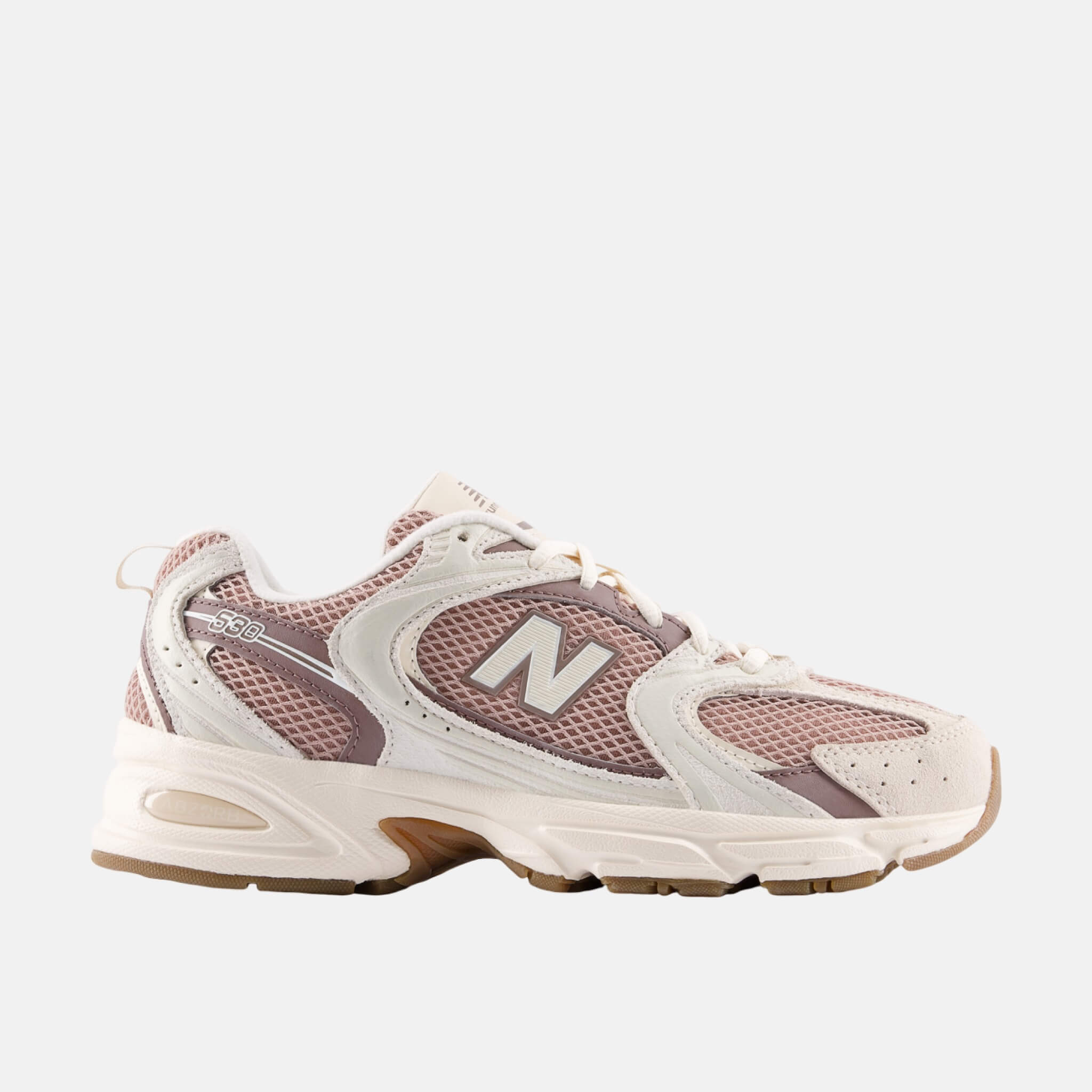Unisex béžovo-hnedé voľnočasové tenisky New Balance U530