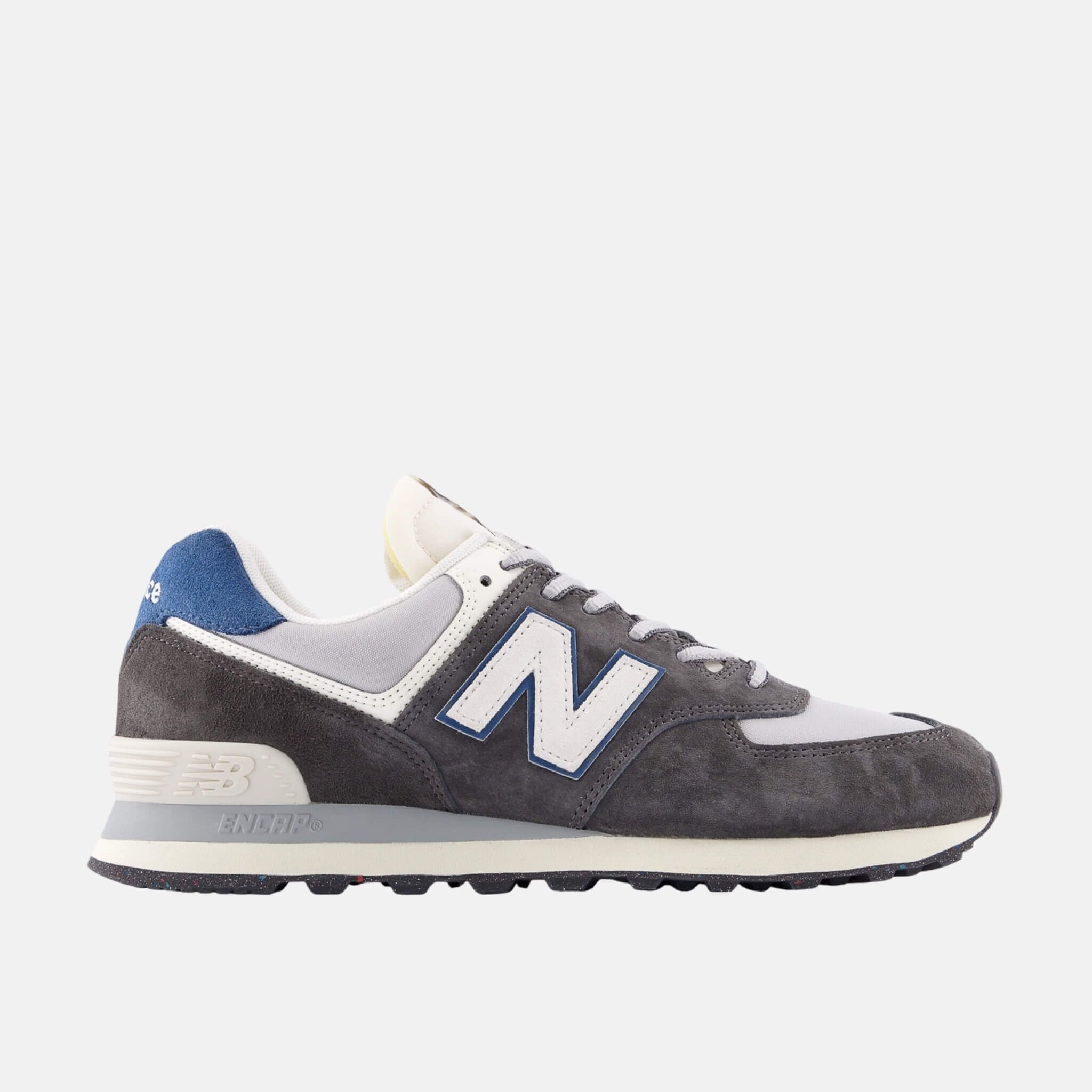 Unisex šedo-modré voľnočasové tenisky New Balance U574