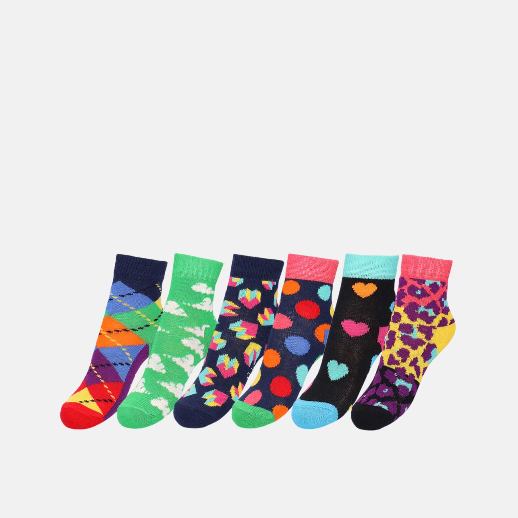 Darčekový box ponožiek Happy Socks Steps - 6 párov