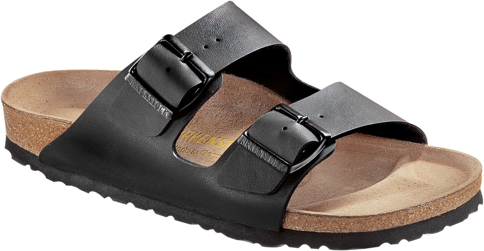 Čierne Regular papuče Birkenstock Arizona Leather - 35