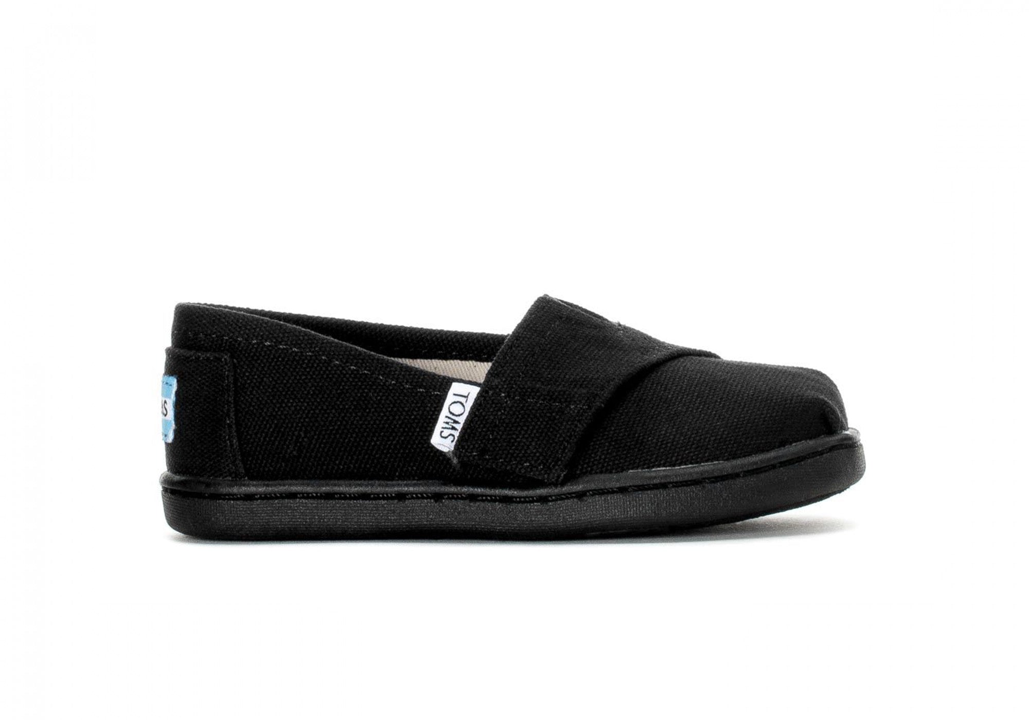 Detské čierne TOMS Core Classics Tiny Alpargata