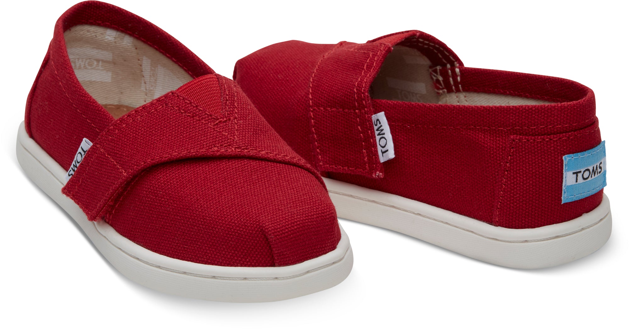 Detské červené TOMS Core Classics Tiny Alpargata