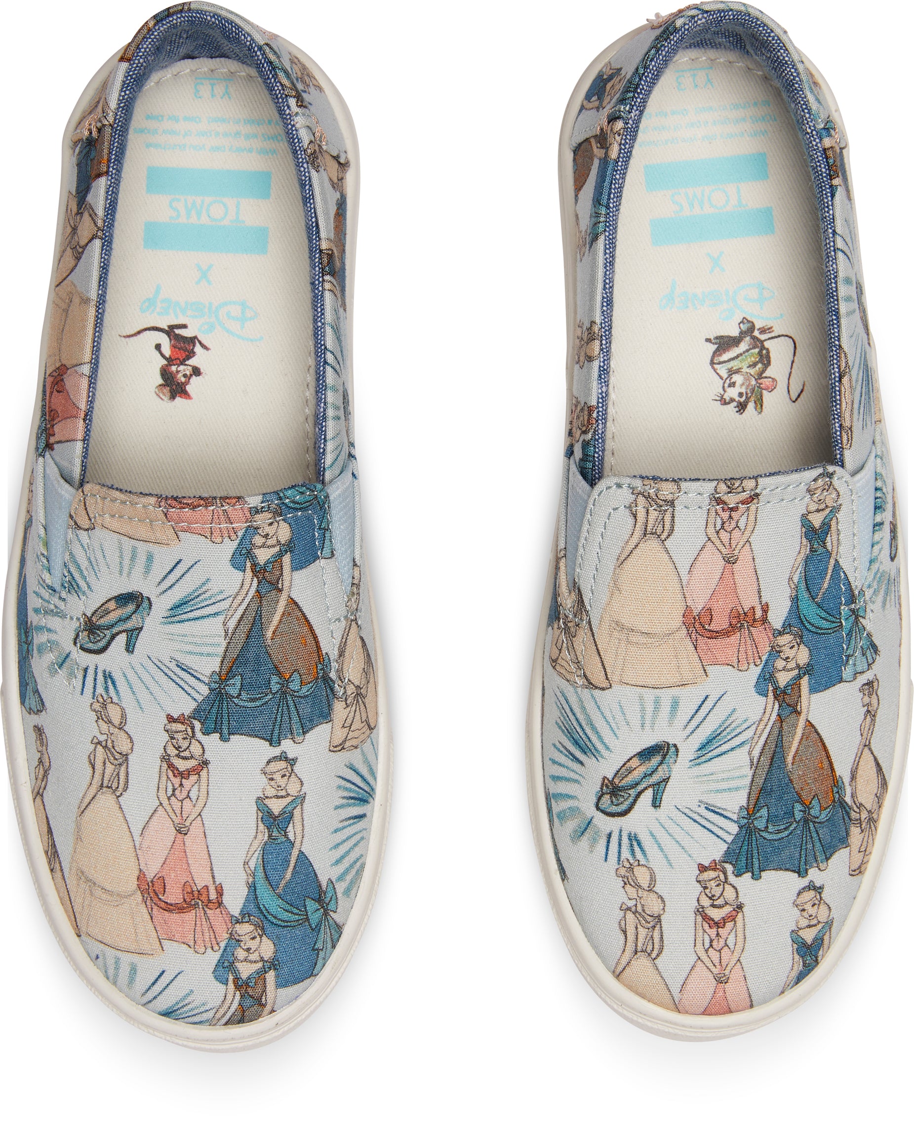 Detské slipony TOMS Cinderella Youth Luca