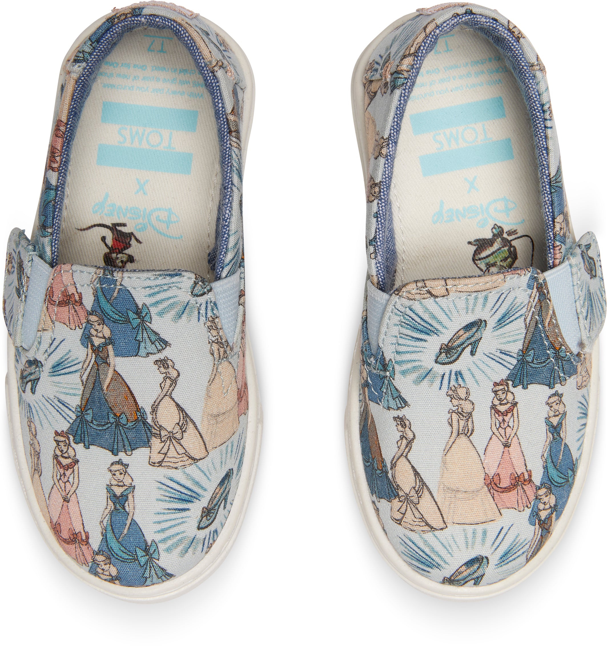 Detské slipony TOMS Cinderella Tiny Luca