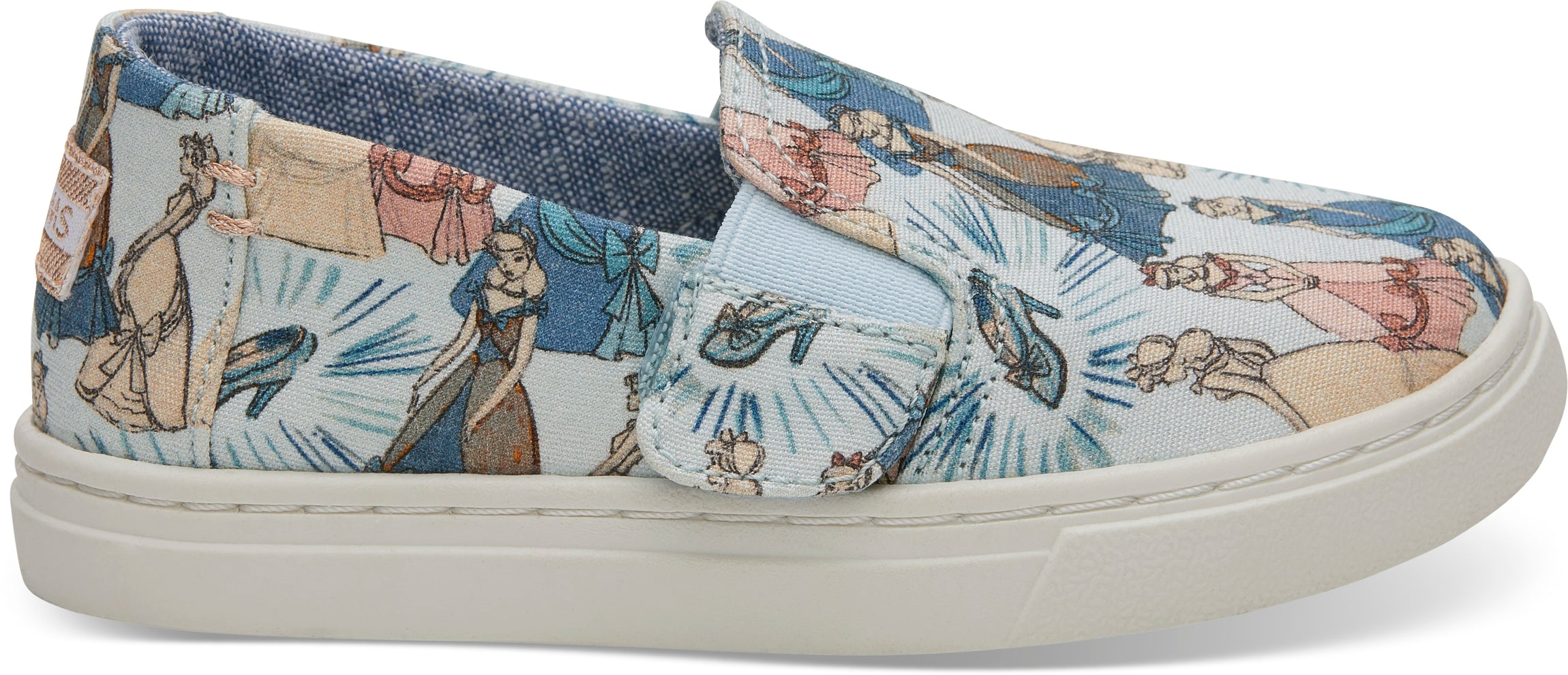 Detské slipony TOMS Cinderella Tiny Luca