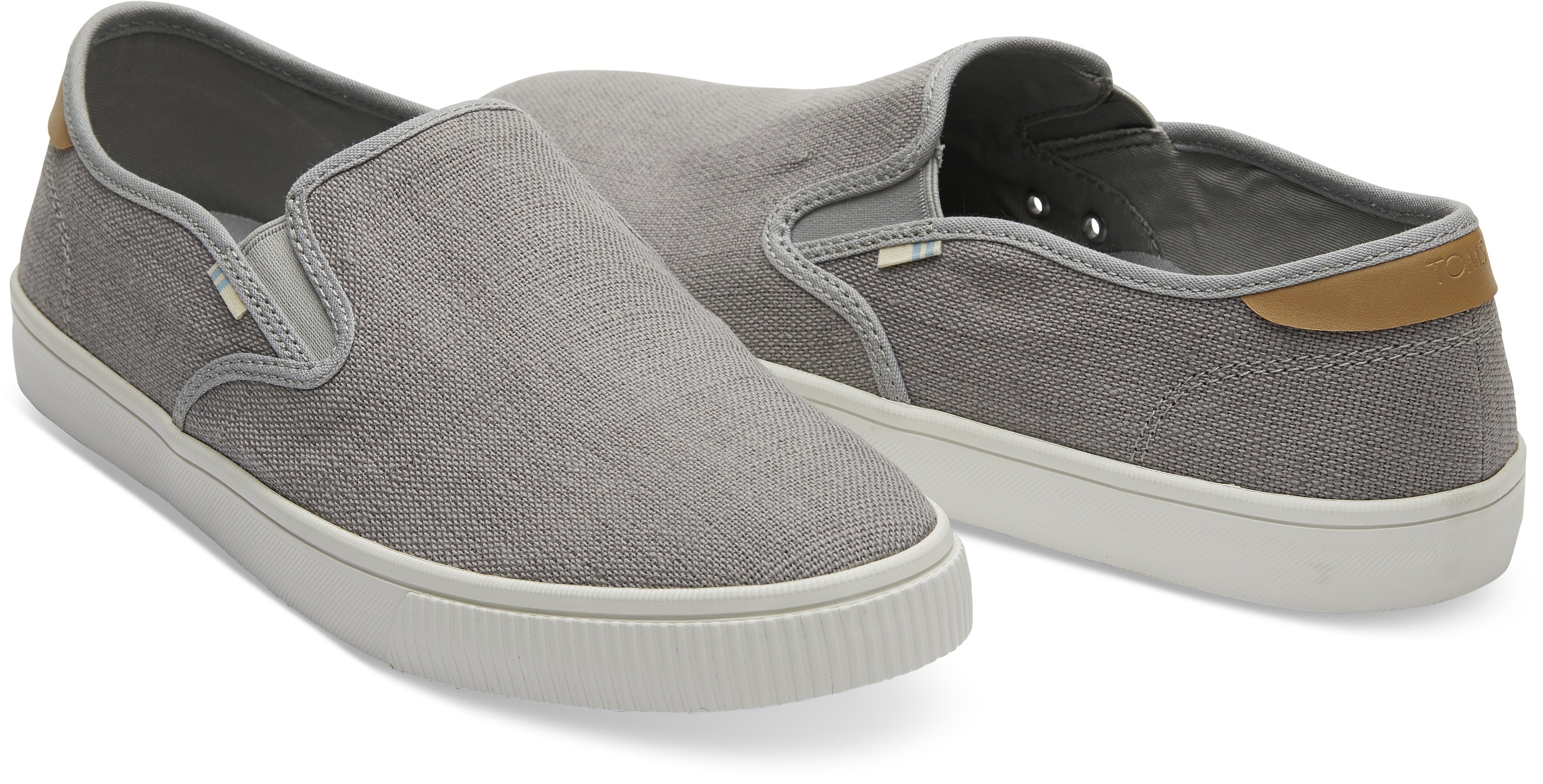Pánske šedé slip-on TOMS Baja