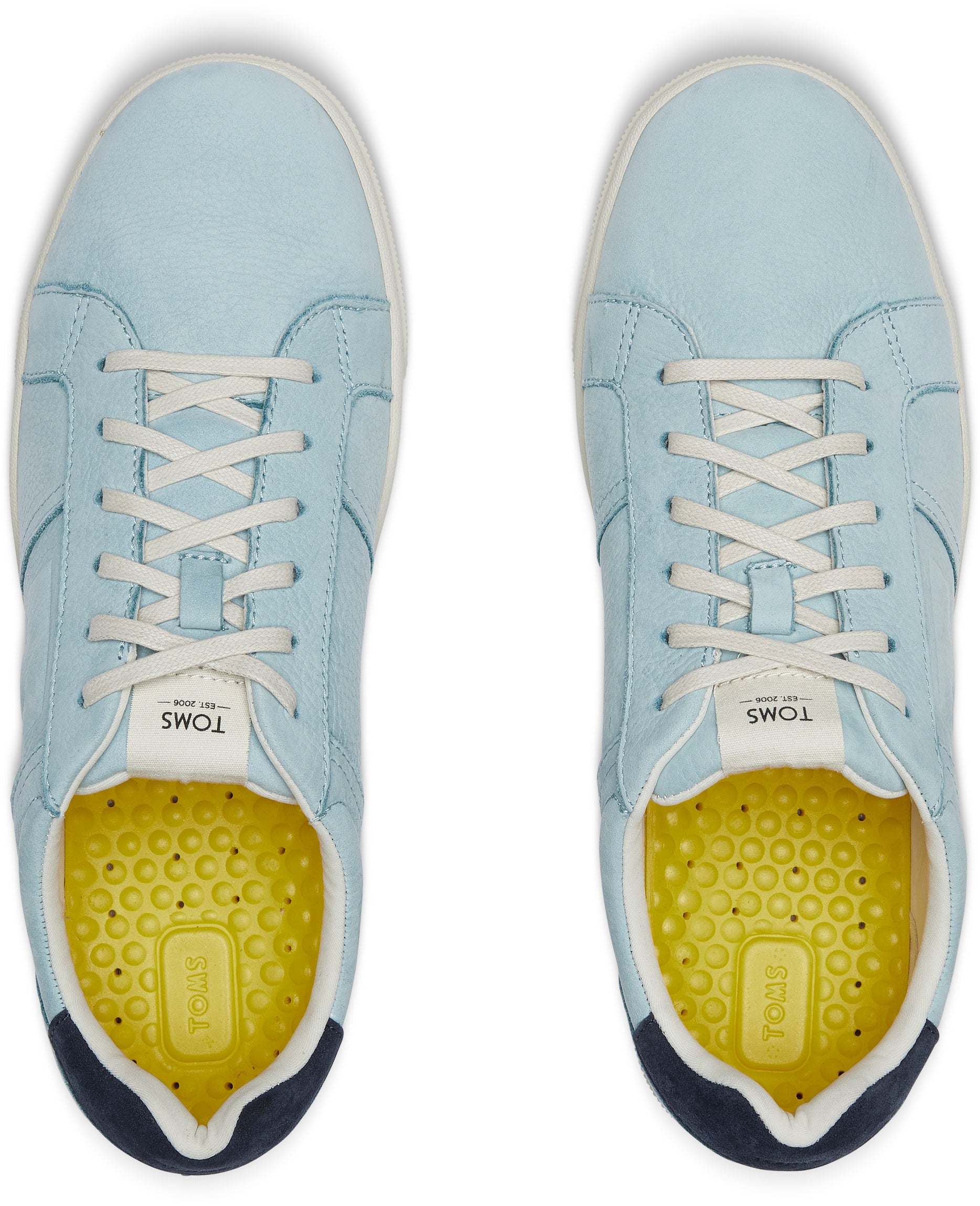Pánske svetlo modré tenisky TOMS Leandro Leather Sneakers