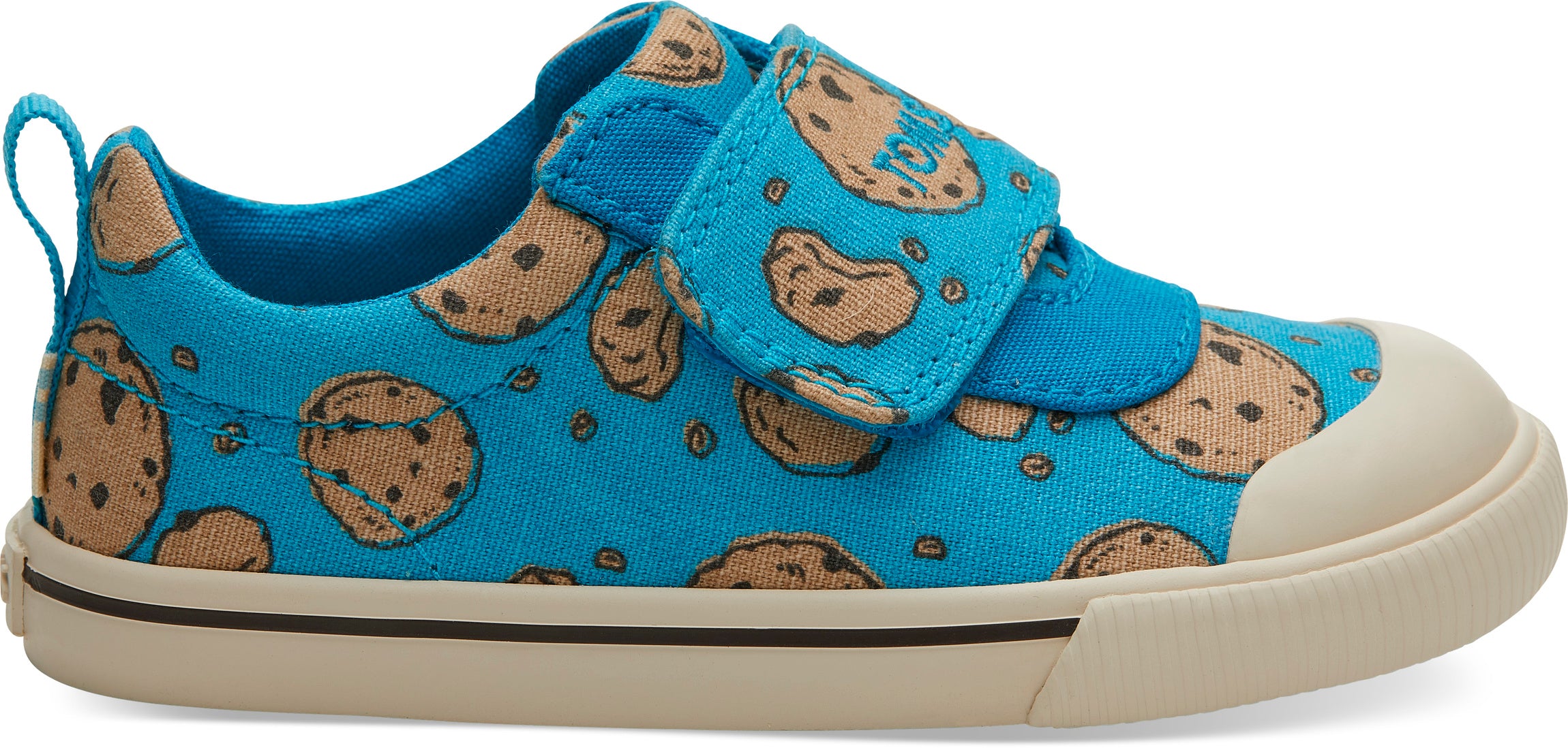 Detské modré tenisky TOMS Sesame Street Cookie Monster Tiny Doheny Sneakers