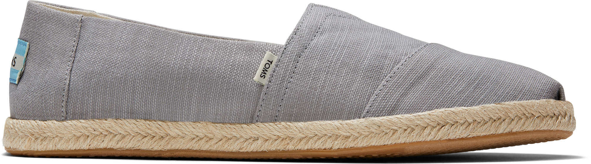Pánske šedé espadrilky TOMS Alpargata Rope