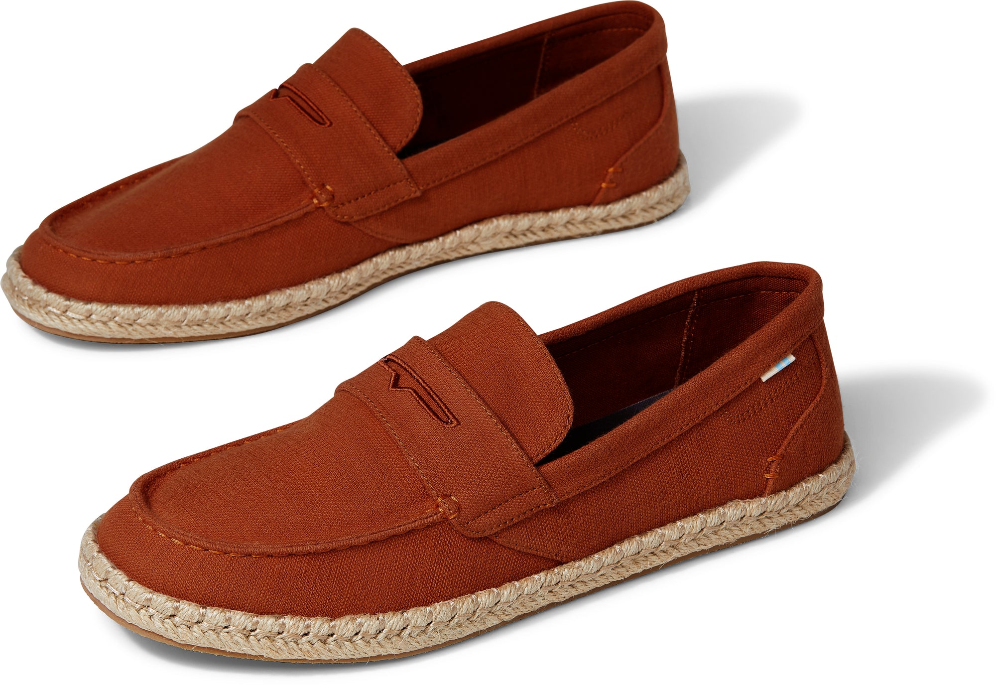 Pánske hnedé espadrilky TOMS Stanford Rope