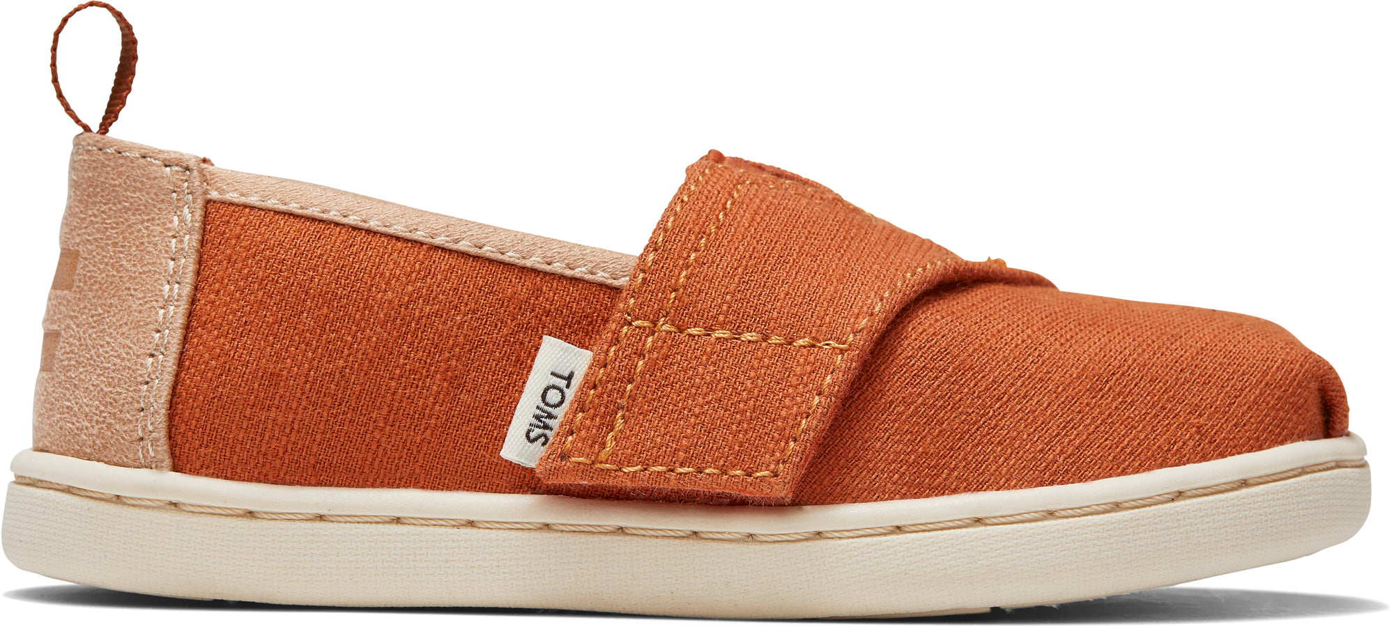 Detské hnedé espadrilky TOMS Tiny Alpargata