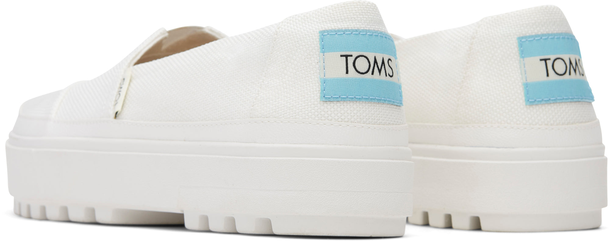 Dámske biele slip-on TOMS Alpargata Lug