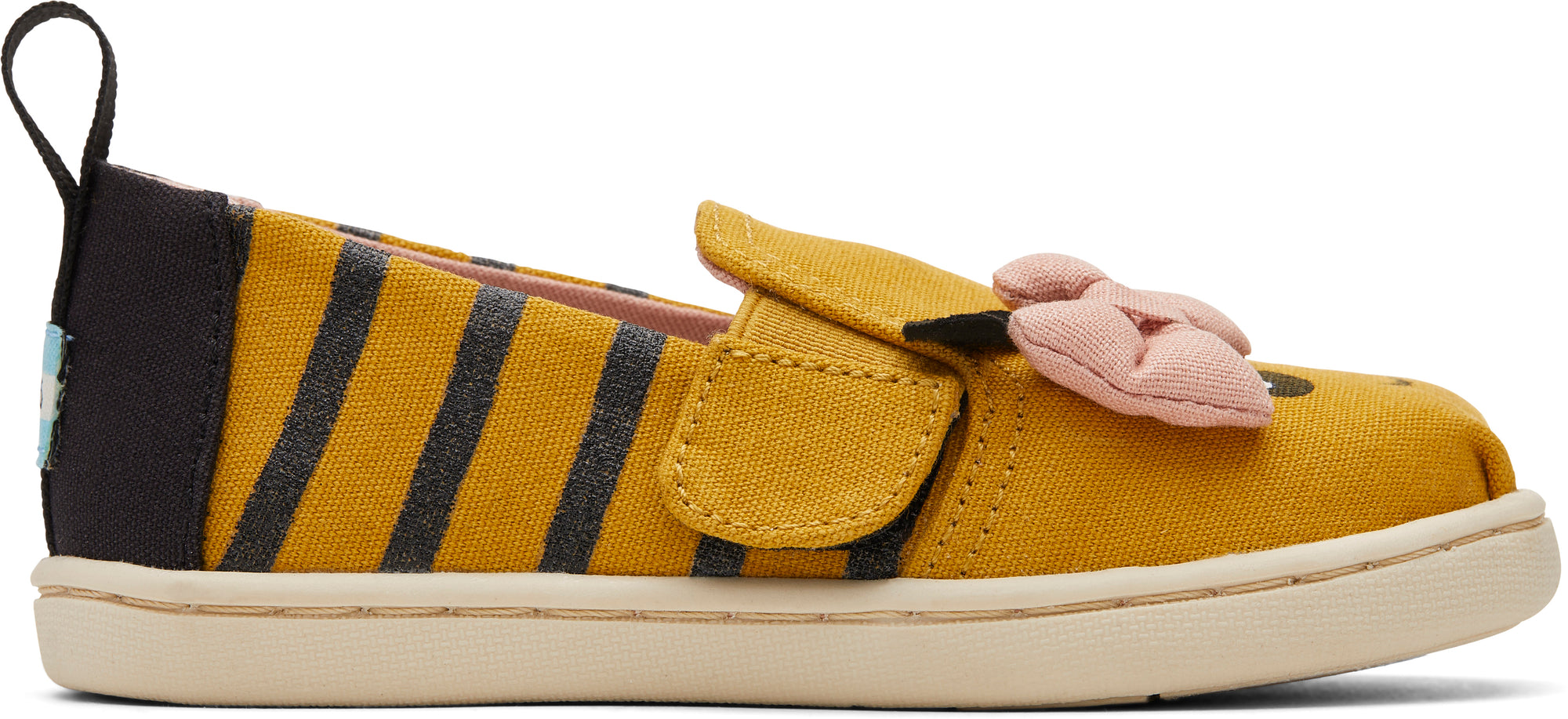 Detské žlté espadrilky TOMS Tiny Alpargata Twin Gore