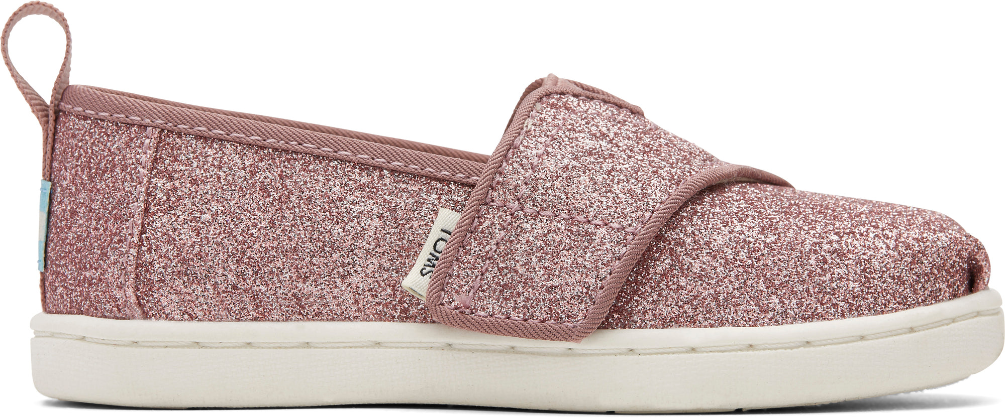 Detské ružové espadrilky TOMS Tiny Alpargata