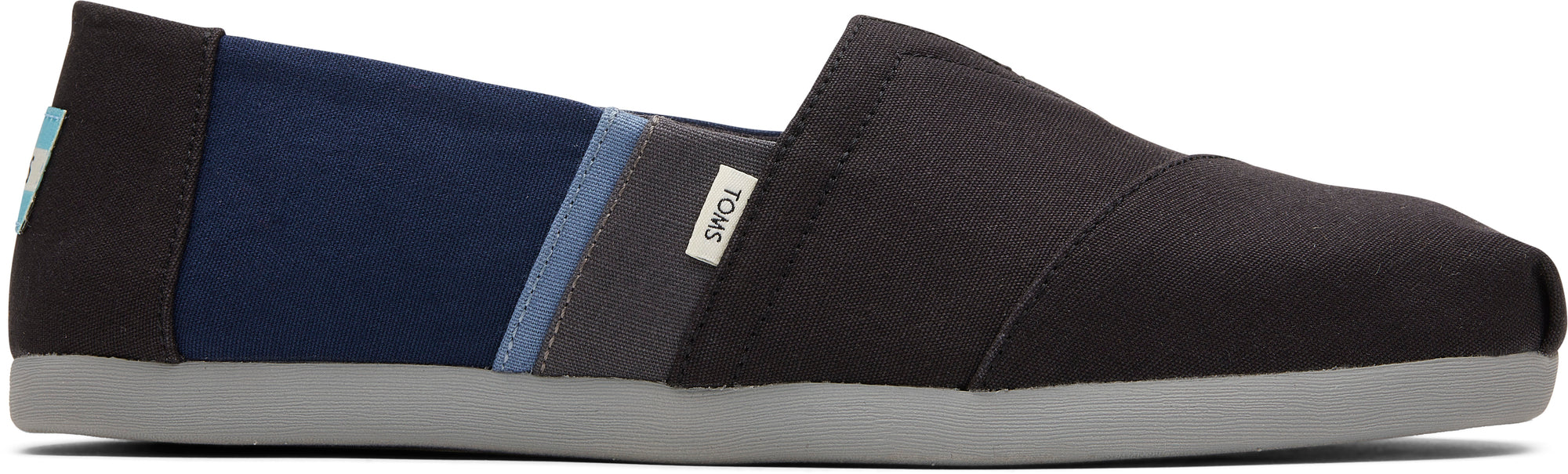 Pánske čierno-modré espadrilky TOMS Alpargata