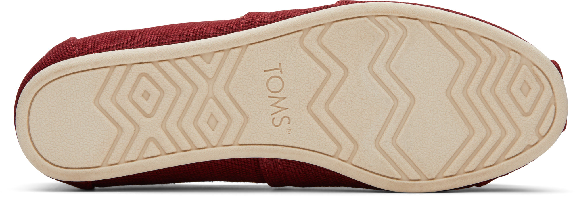 Dámske tmavé červené espadrilky TOMS Alpargata