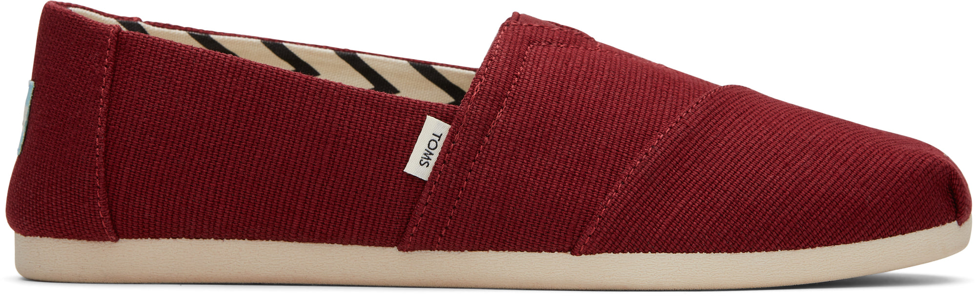 Dámske tmavé červené espadrilky TOMS Alpargata