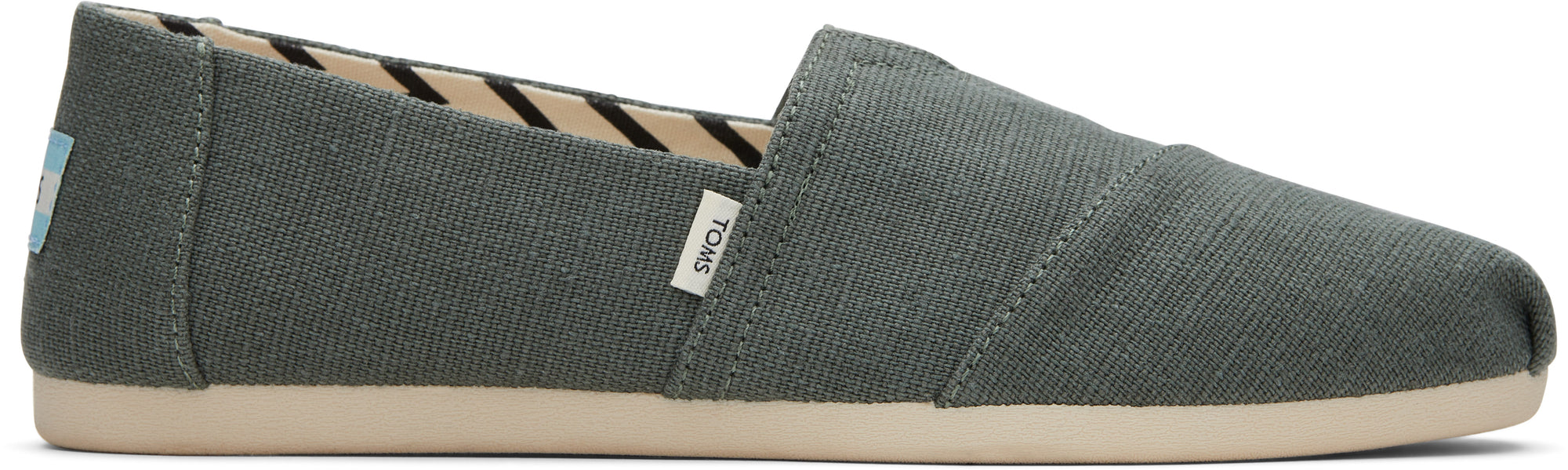 Dámske tmavé zelené espadrilky TOMS Alpargata