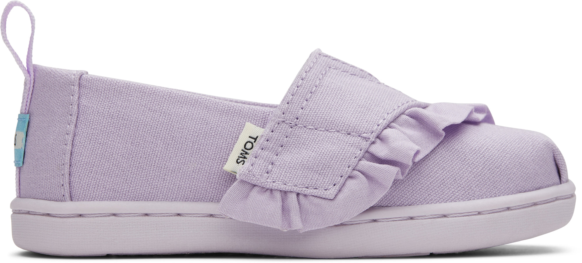 Detské fialové espadrilky TOMS Tiny Alpargata