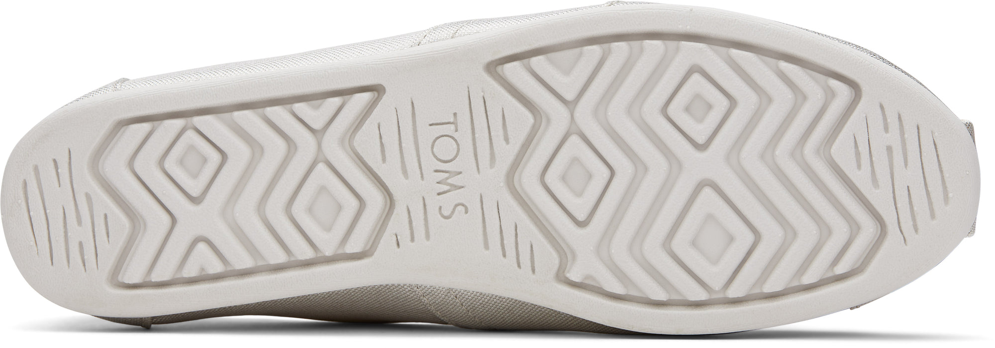 Dámske strieborné espadrilky TOMS Alpargata