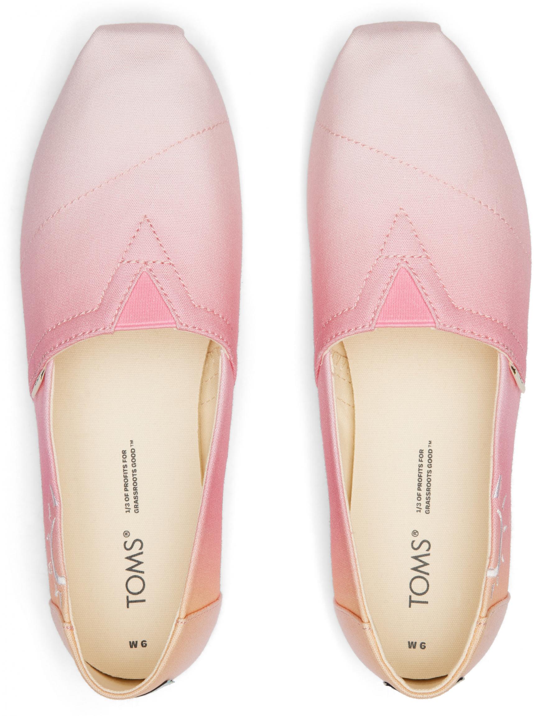 Dámske ružové espadrilky TOMS Alpargata