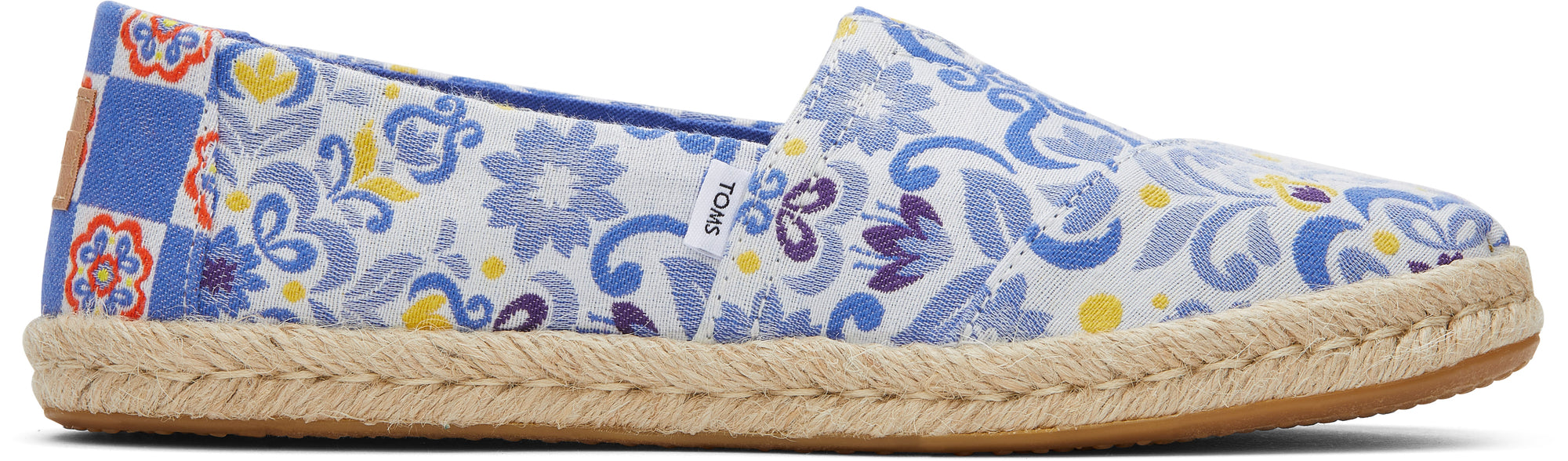 Dámske modré espadrilky TOMS Alpargata Rope