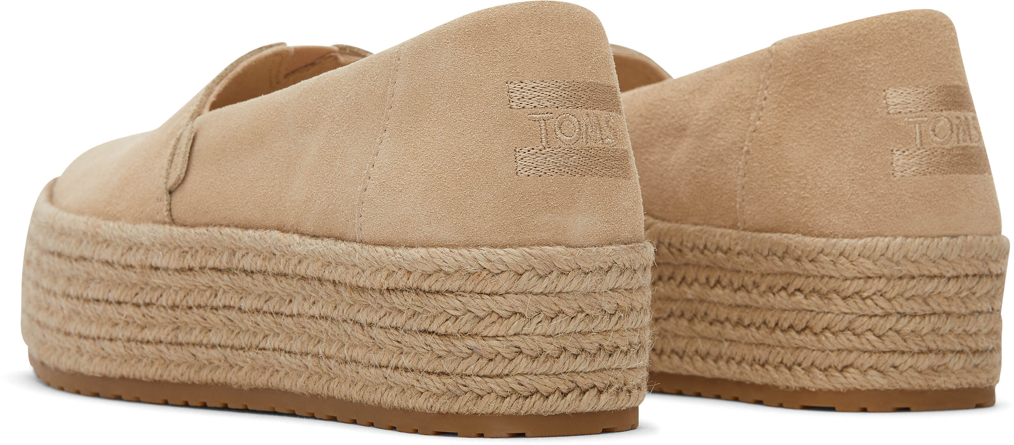 Dámské béžové kožené slip-on TOMS Valcia