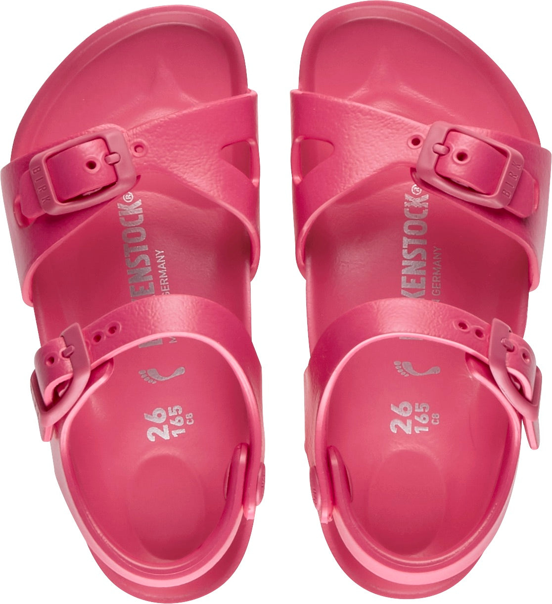 Detské ružové Narrow sandály Birkenstock Rio EVA