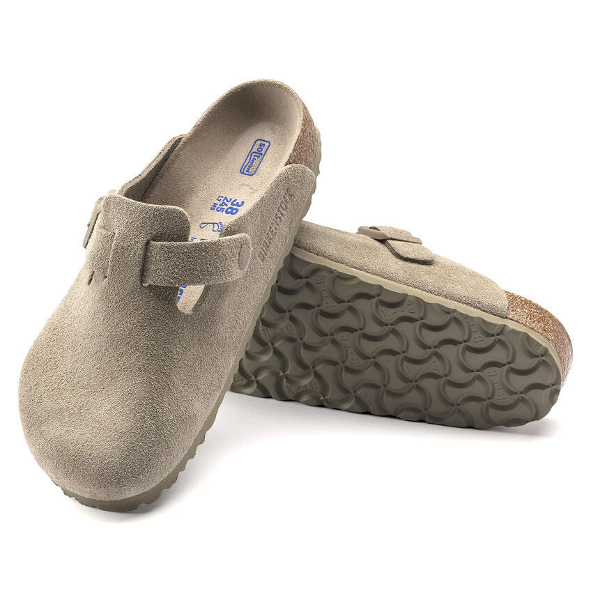 Šedé Narrow šľapky Boston SFB Suede
