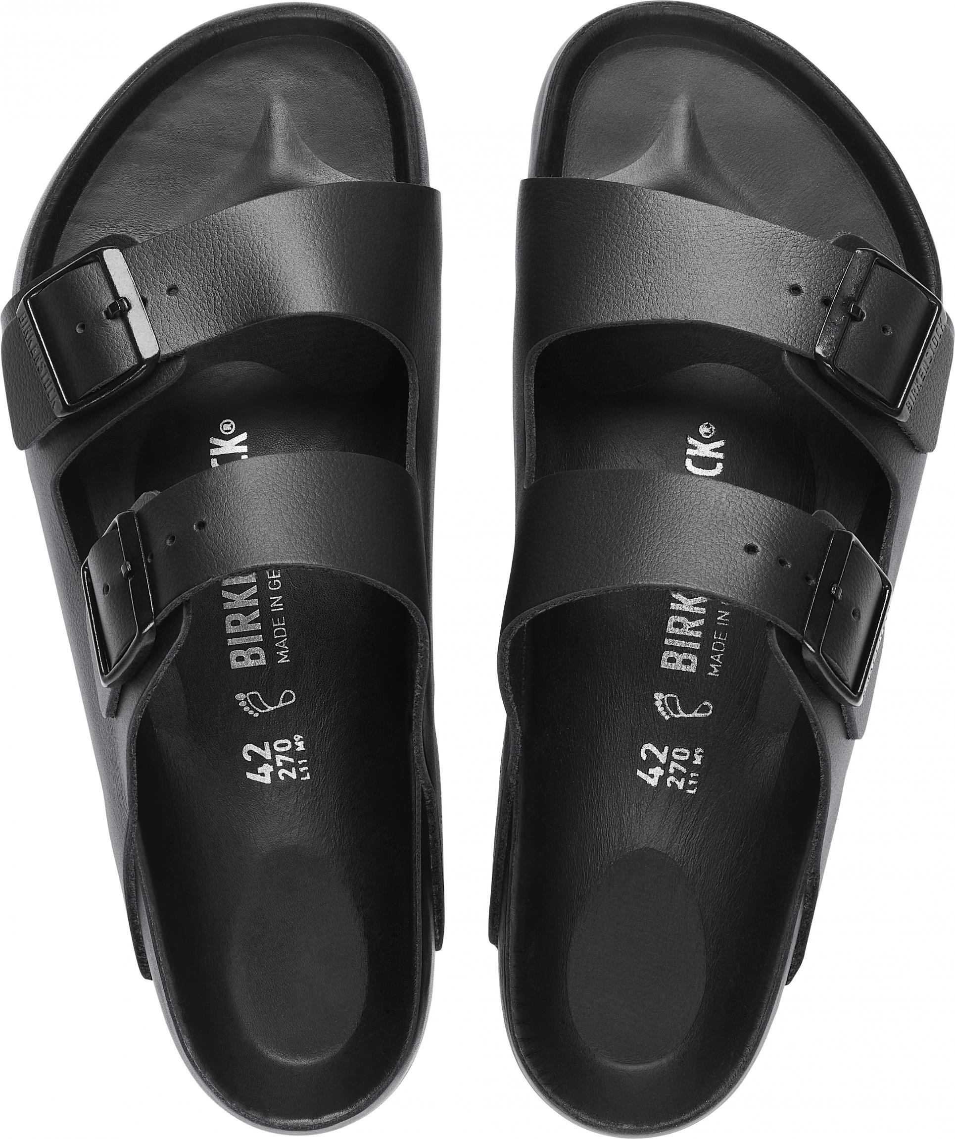 Čierne Regular šľapky Birkenstock Arizona Natural Leather
