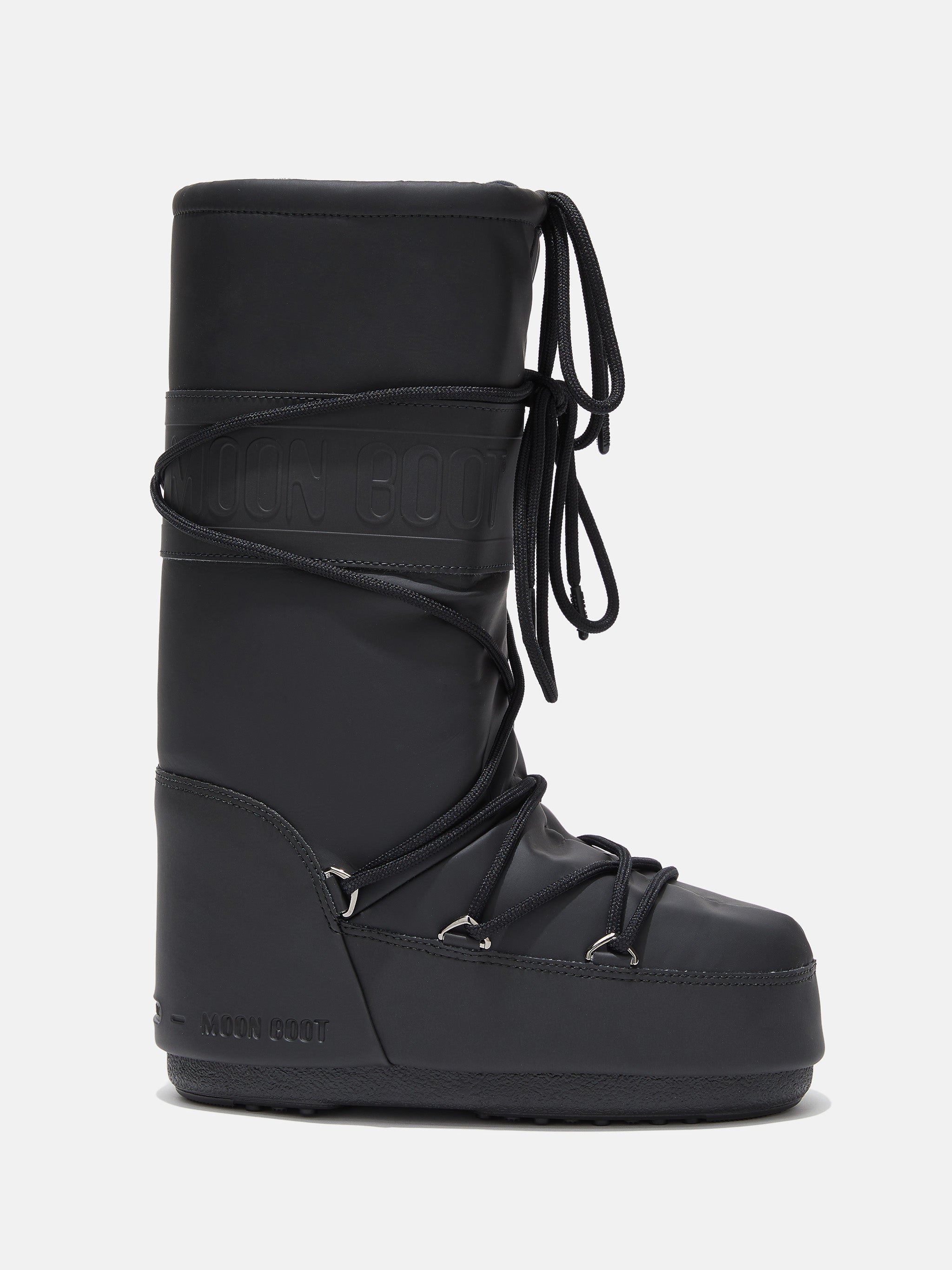 Dámske čierne snehule Moon Boot Icon Rubber