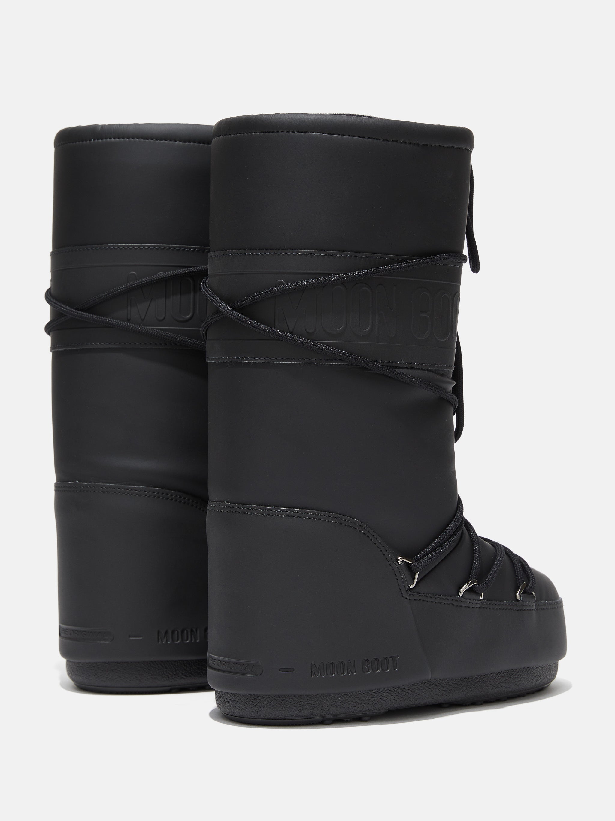 Dámske čierne snehule Moon Boot Icon Rubber