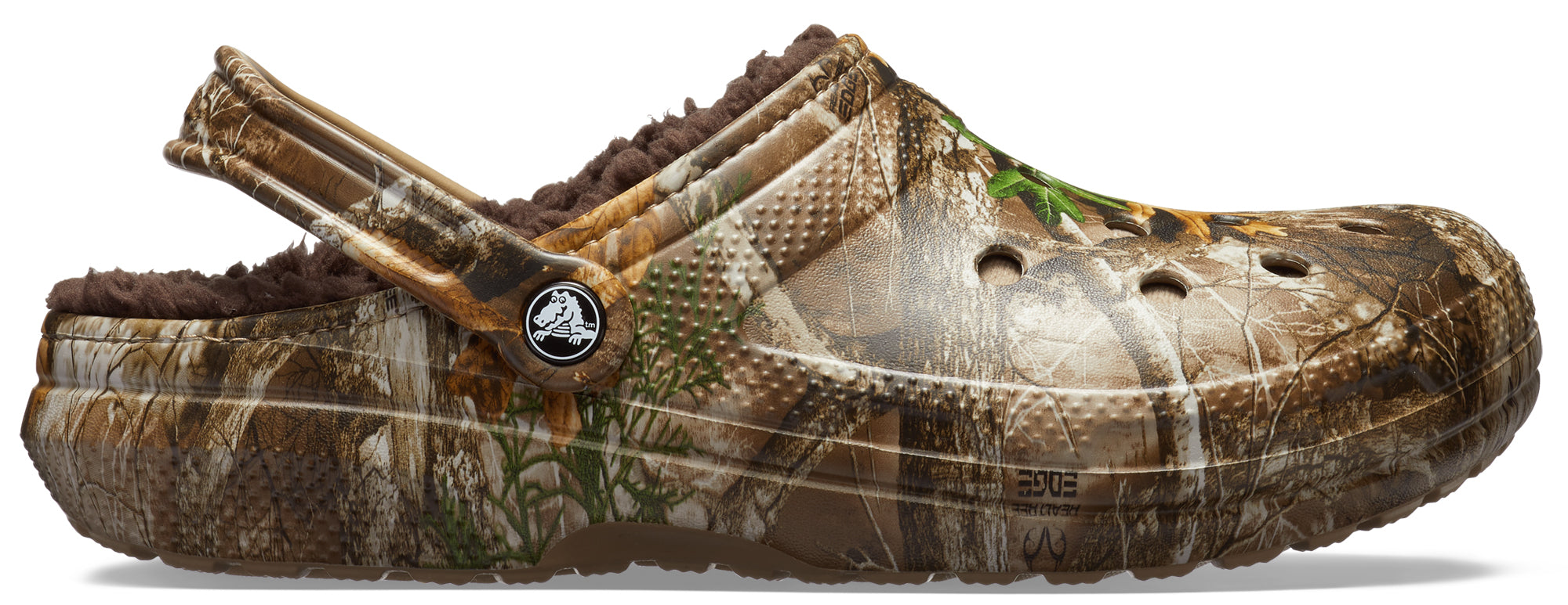 Classic Lined Realtree Edge Clog Chocolate/Chocolate