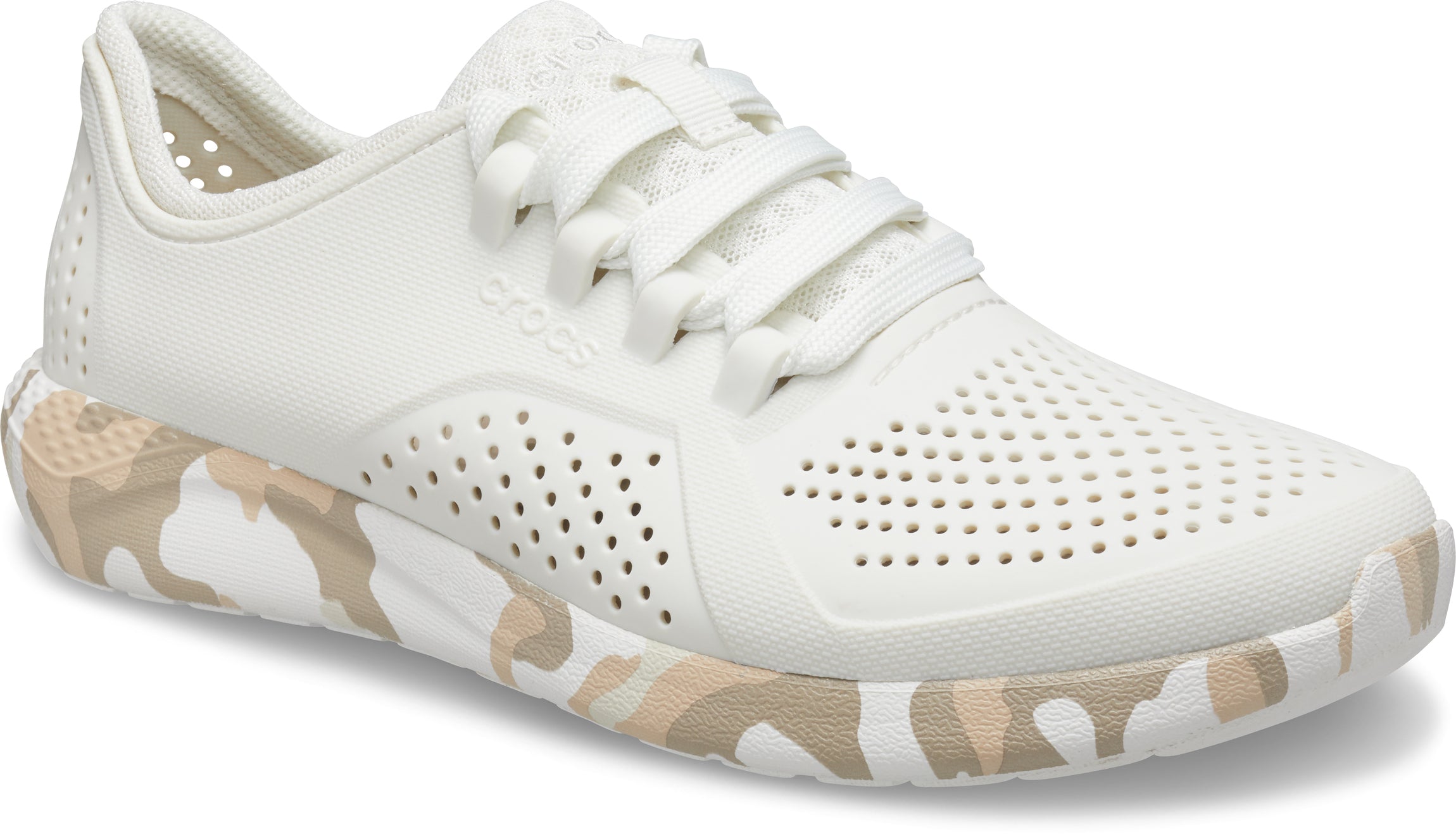 Women's LiteRide™ Printed Camo Pacer Almost white