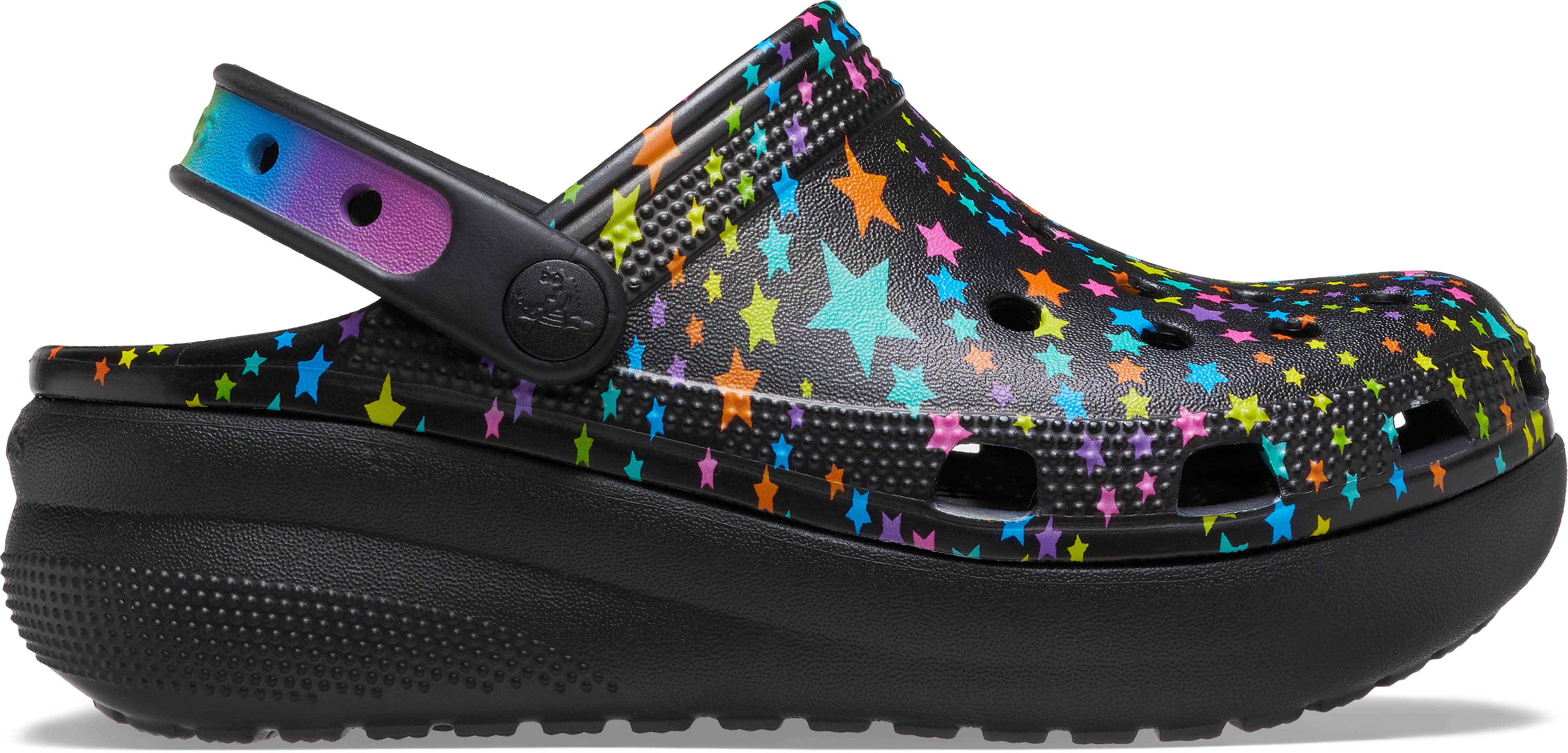Classic Disco Dance Party Cutie Clog Black/Multi