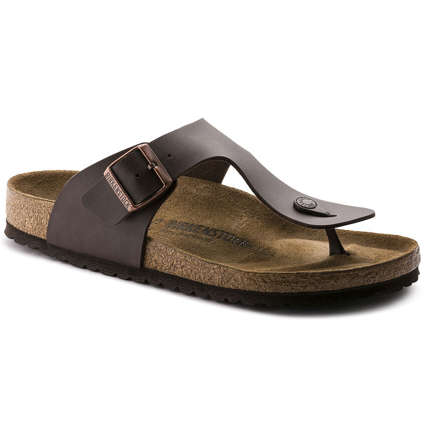 Hnedé Regular žabky Birkenstock Ramses Birko-Flor