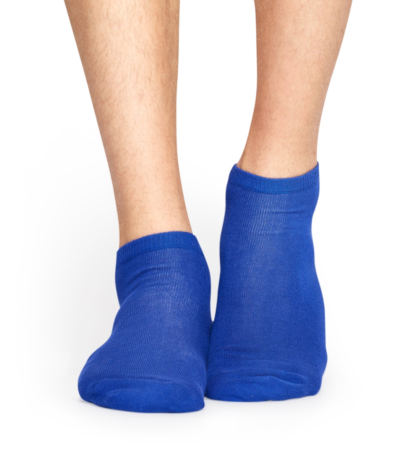 Nízke ponožky Happy Socks, vzor Hamburger (modré) - 2 páry