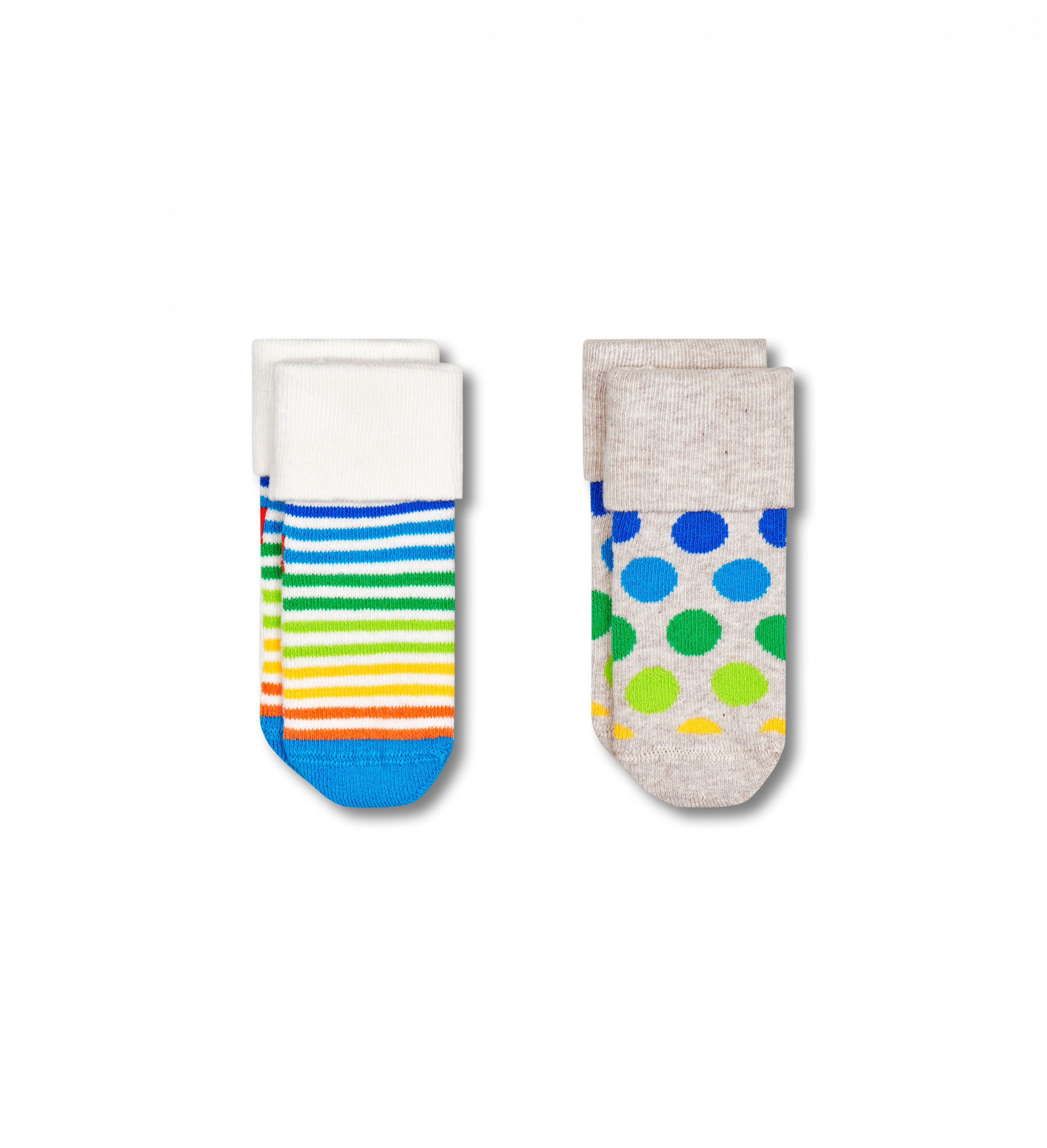 Detské ponožky Happy Socks pre miminká, vzor Abstract - 2 páry
