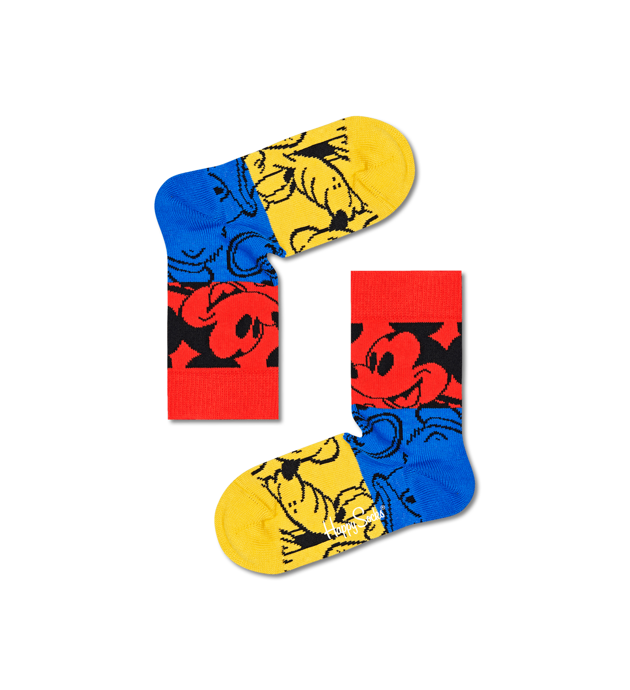 Detské farebné ponožky Happy Socks x Disney, vzor Colorful Friends