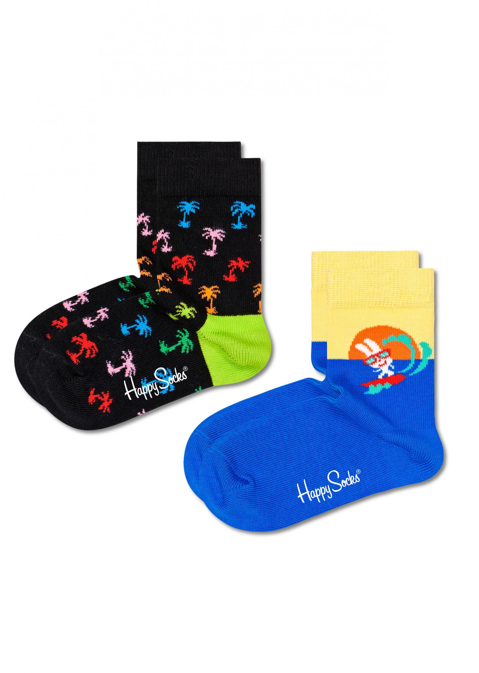 Detské ponožky Happy Socks, vzor Surfers Paradise - 2 páry