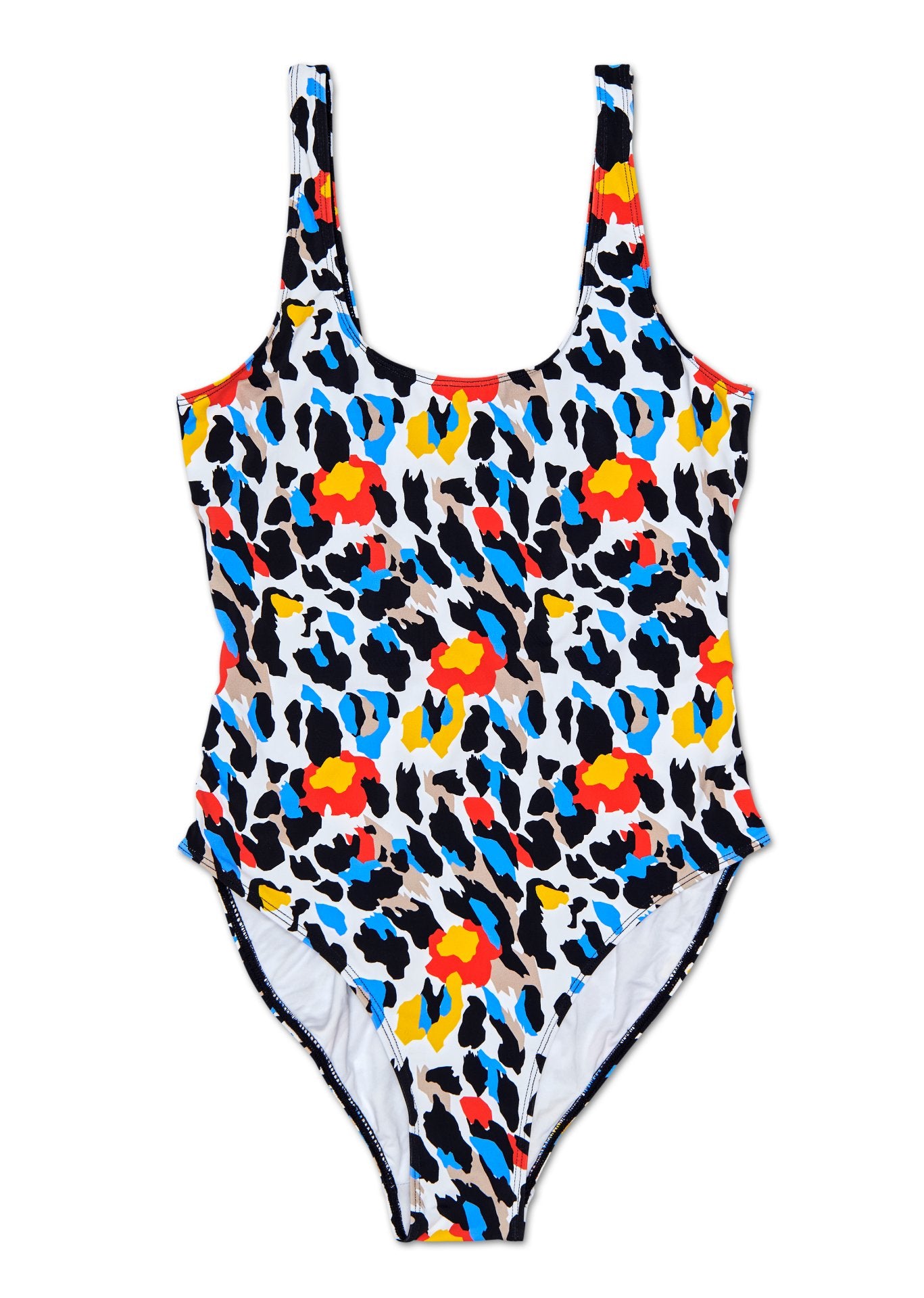 Dámske farebné plavky Happy Socks, vzor Leopard