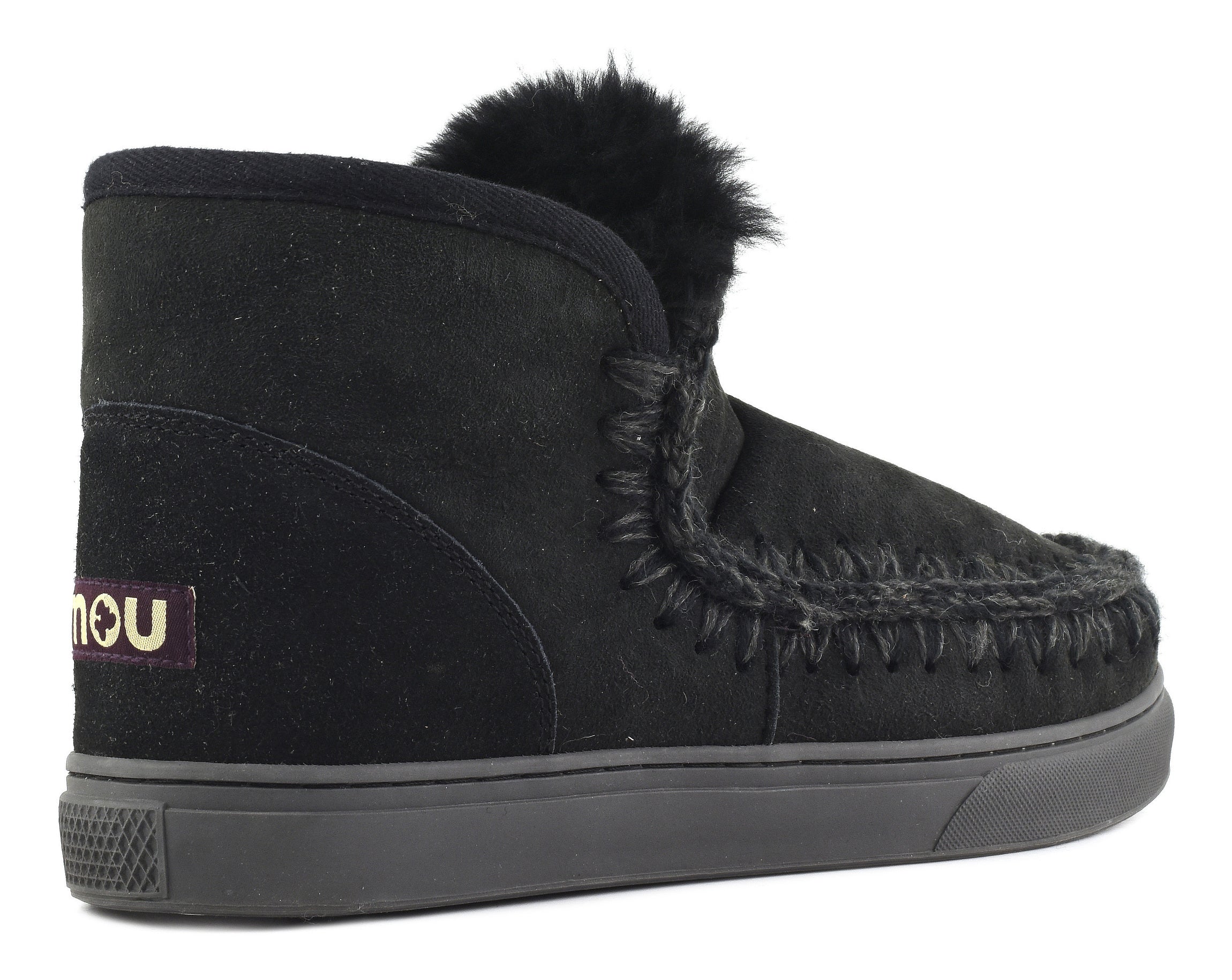 Dámske čierne kapce Mou Eskimo Sneaker