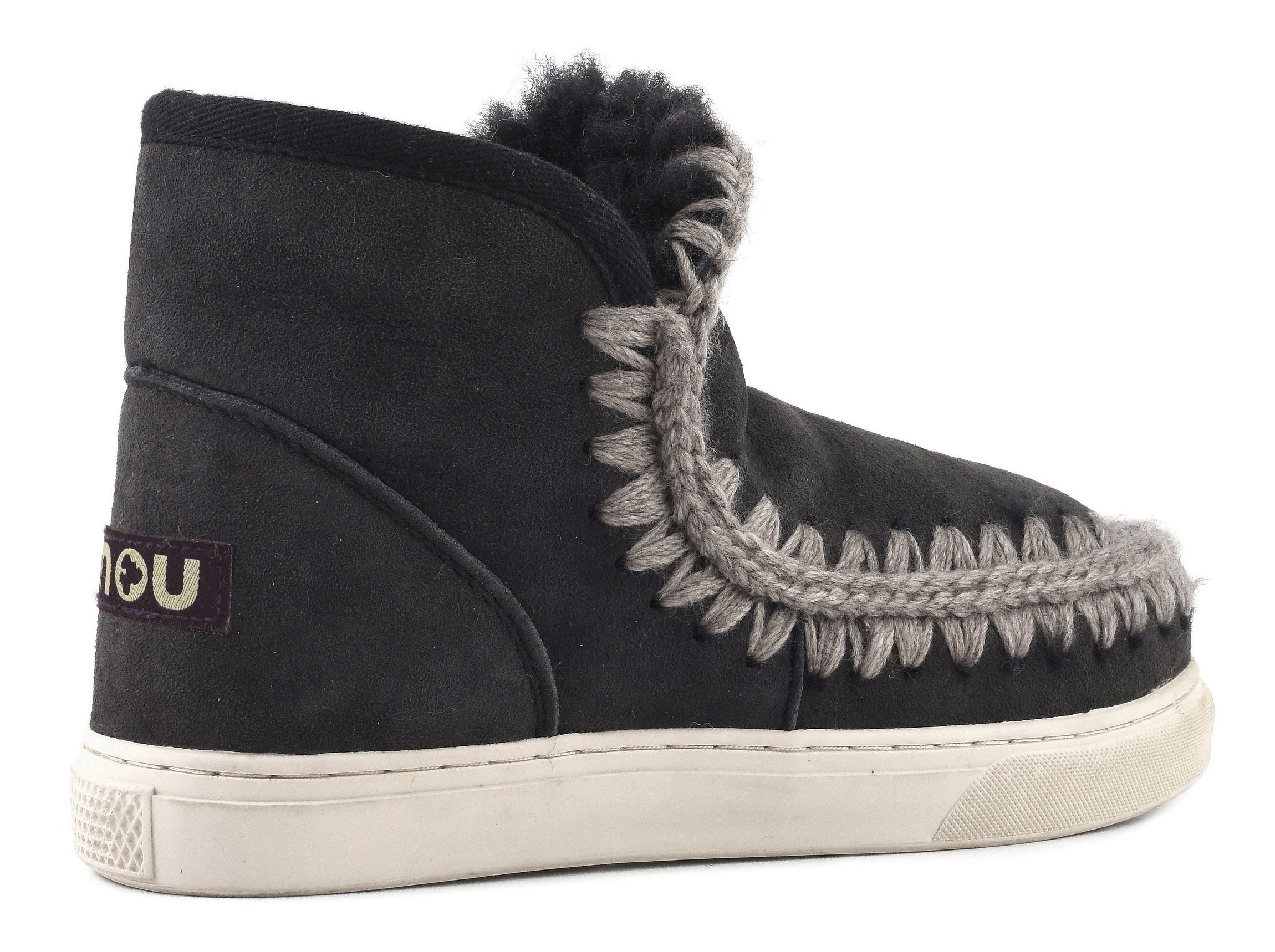 Dámske čierno-šedé kapce Mou Eskimo Sneaker
