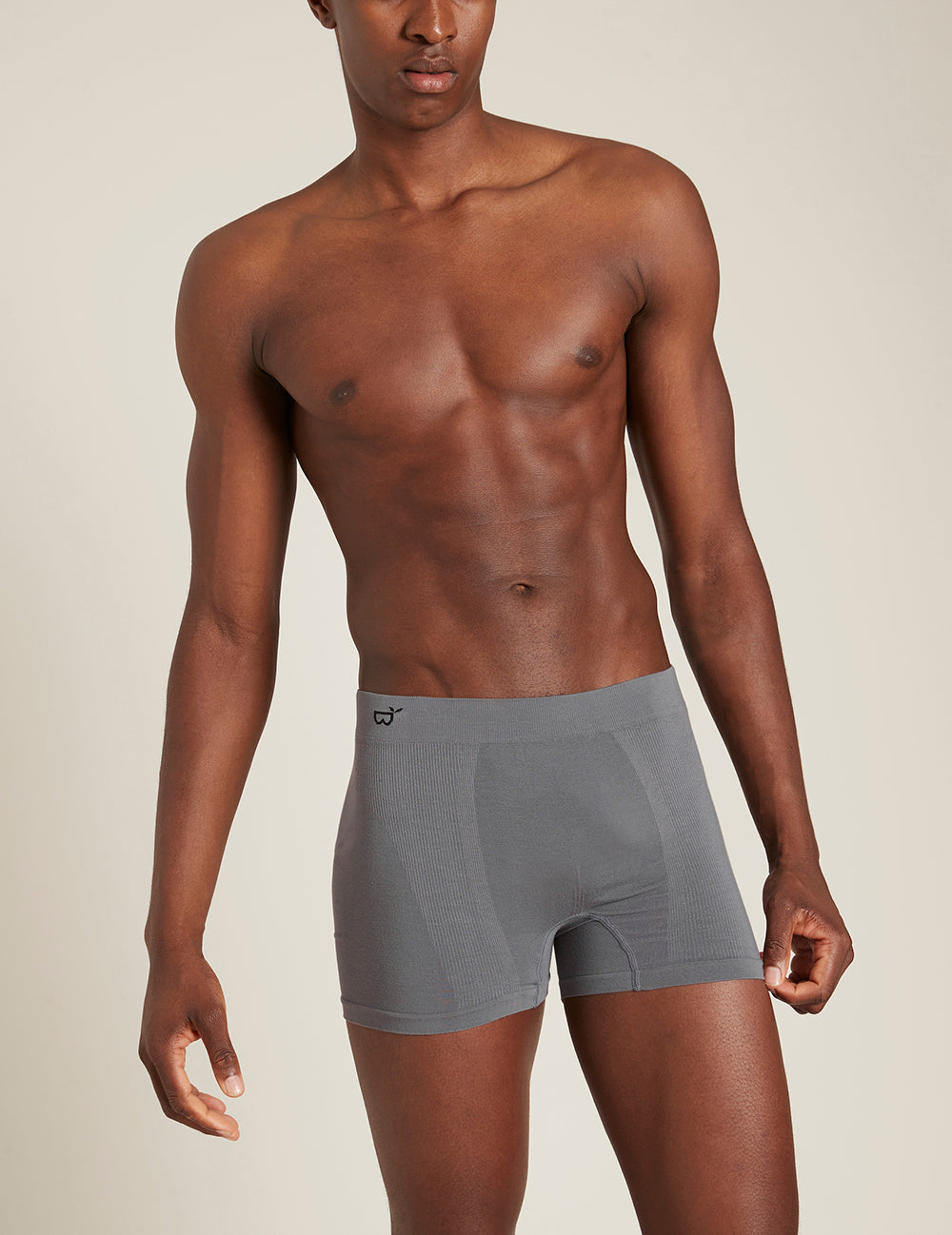 Šedé boxerky Boody Men's Original Boxers