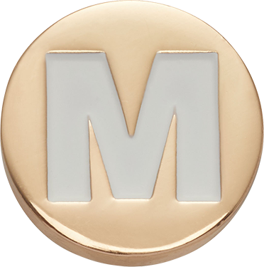 Jibbitz™ - Gold Letter M