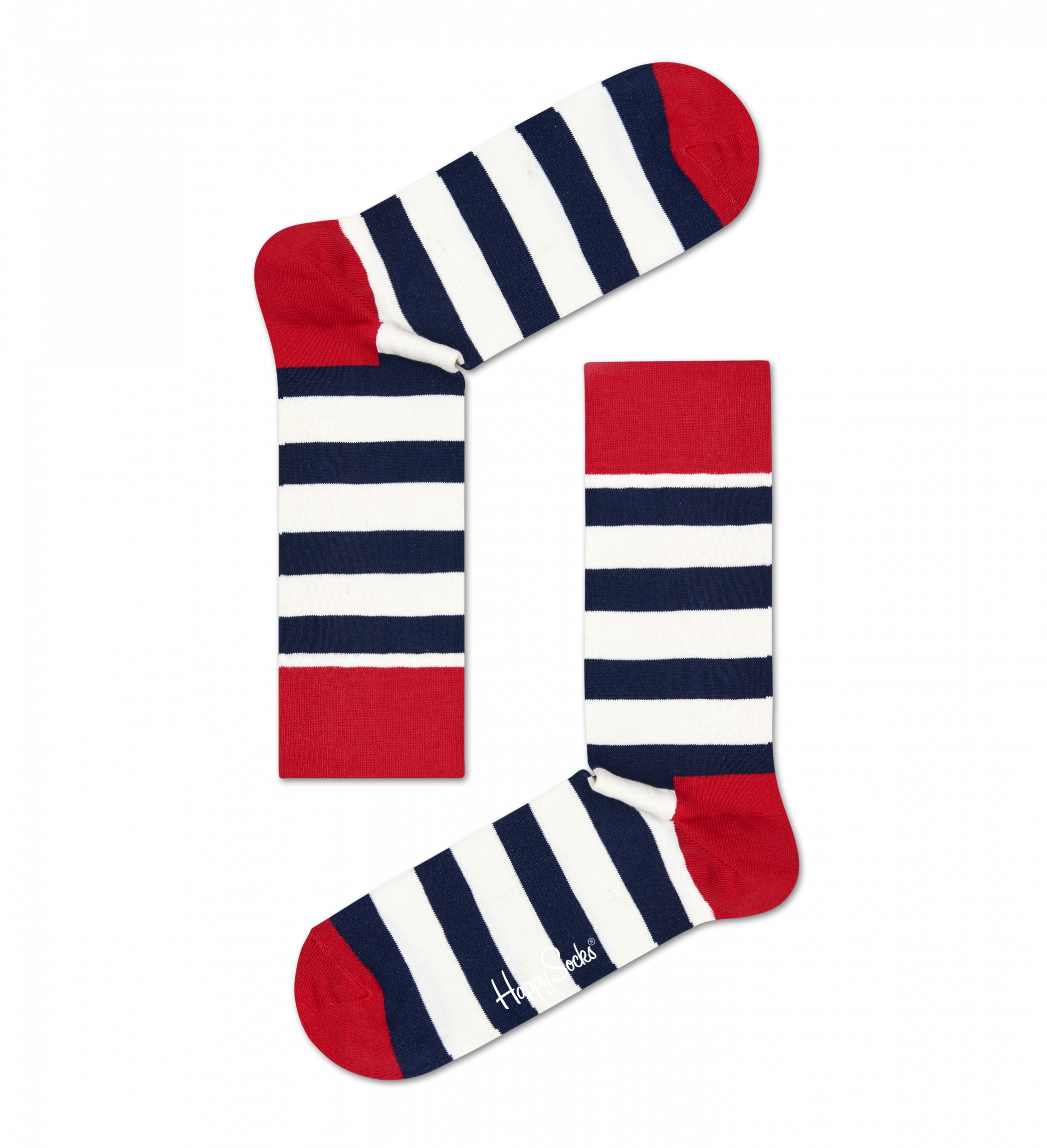 Farebné ponožky Happy Socks s pruhmi, vzor Stripe