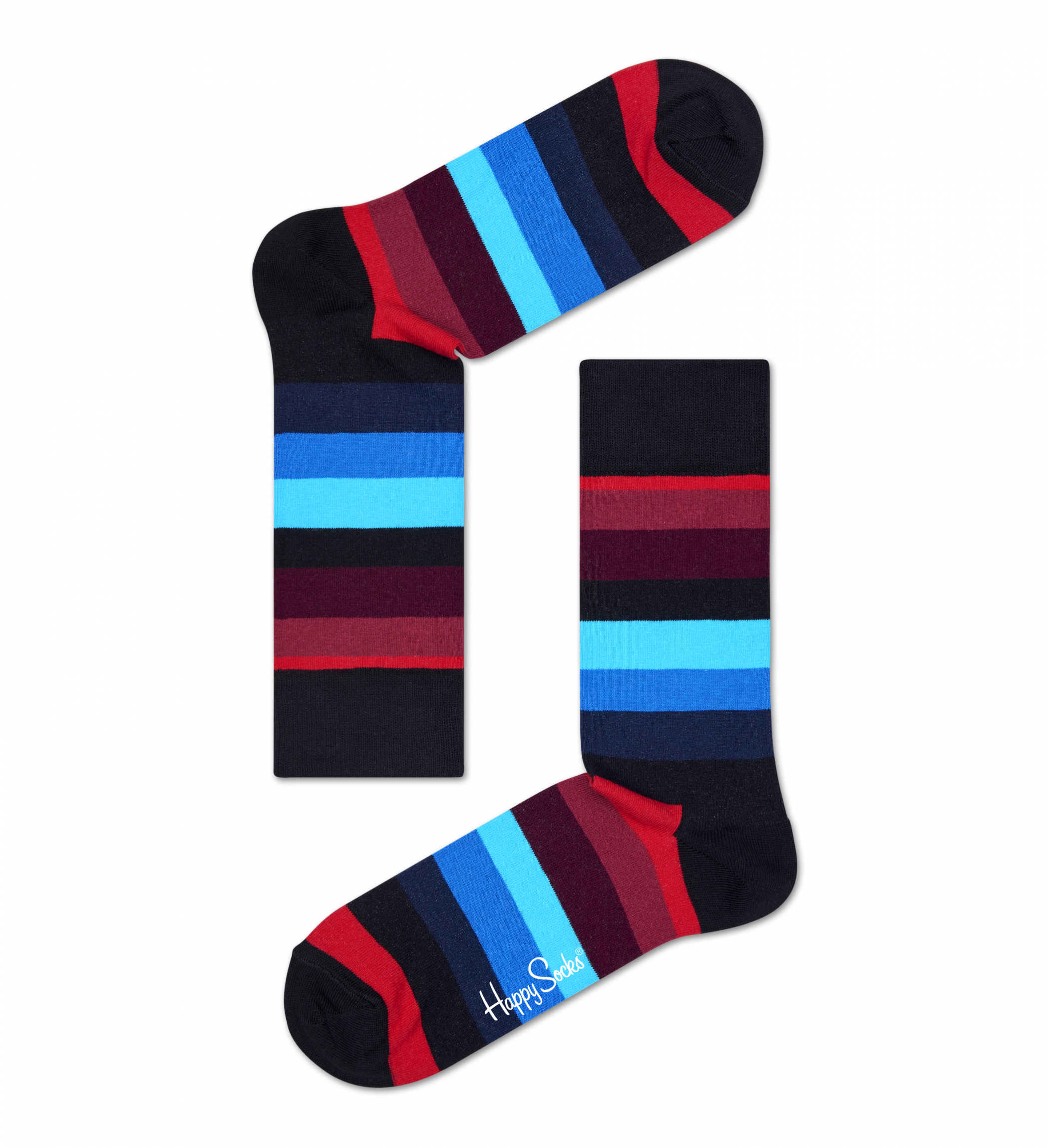 Farebné ponožky Happy Socks s pruhmi, vzor Stripe