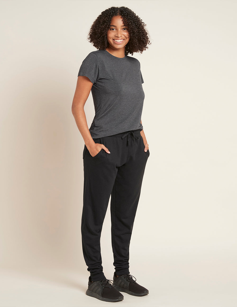 Dámske čierne tepláky Boody Weekend Joggers