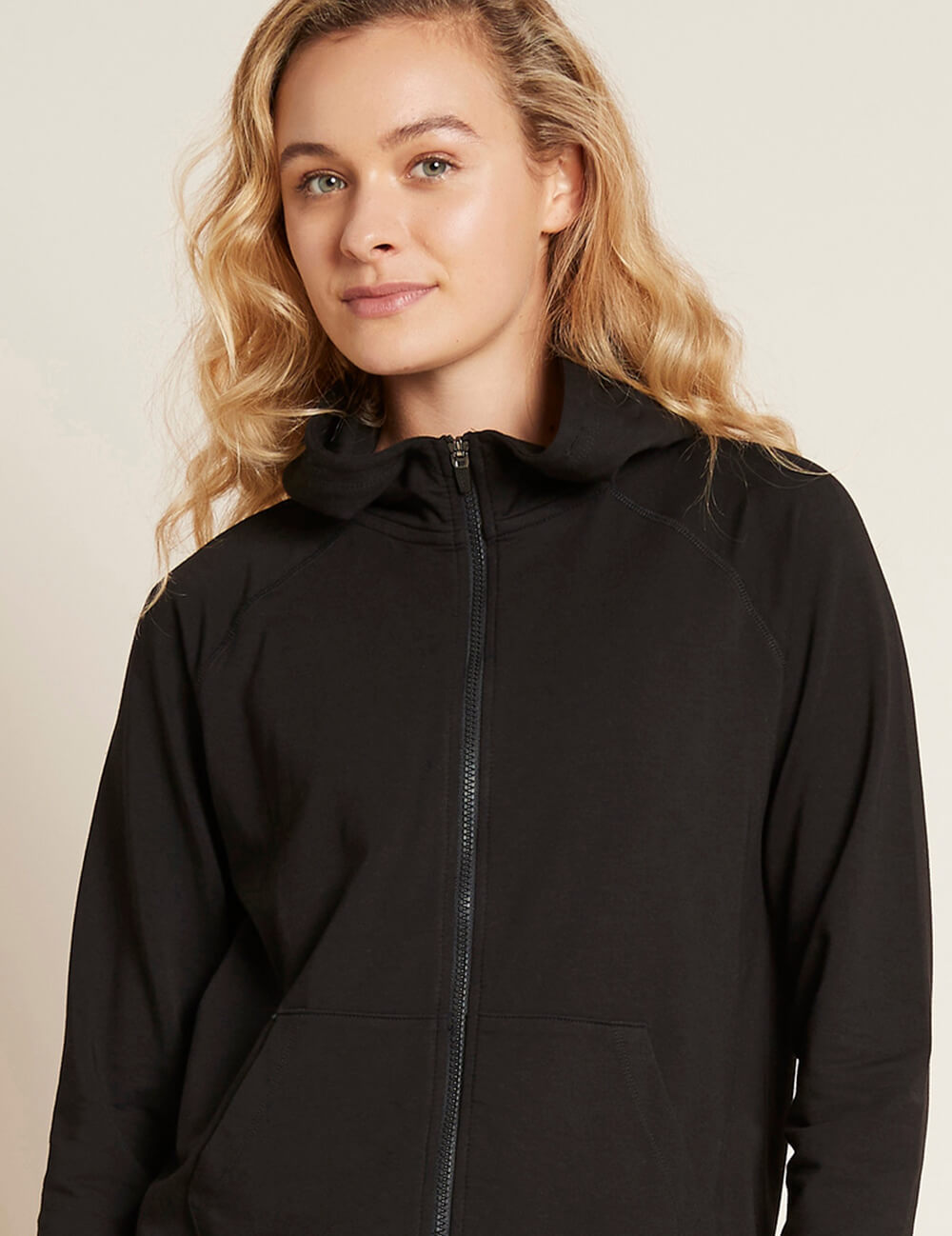 Dámska čierna mikina Boody Weekend Zip-Up Hoodie